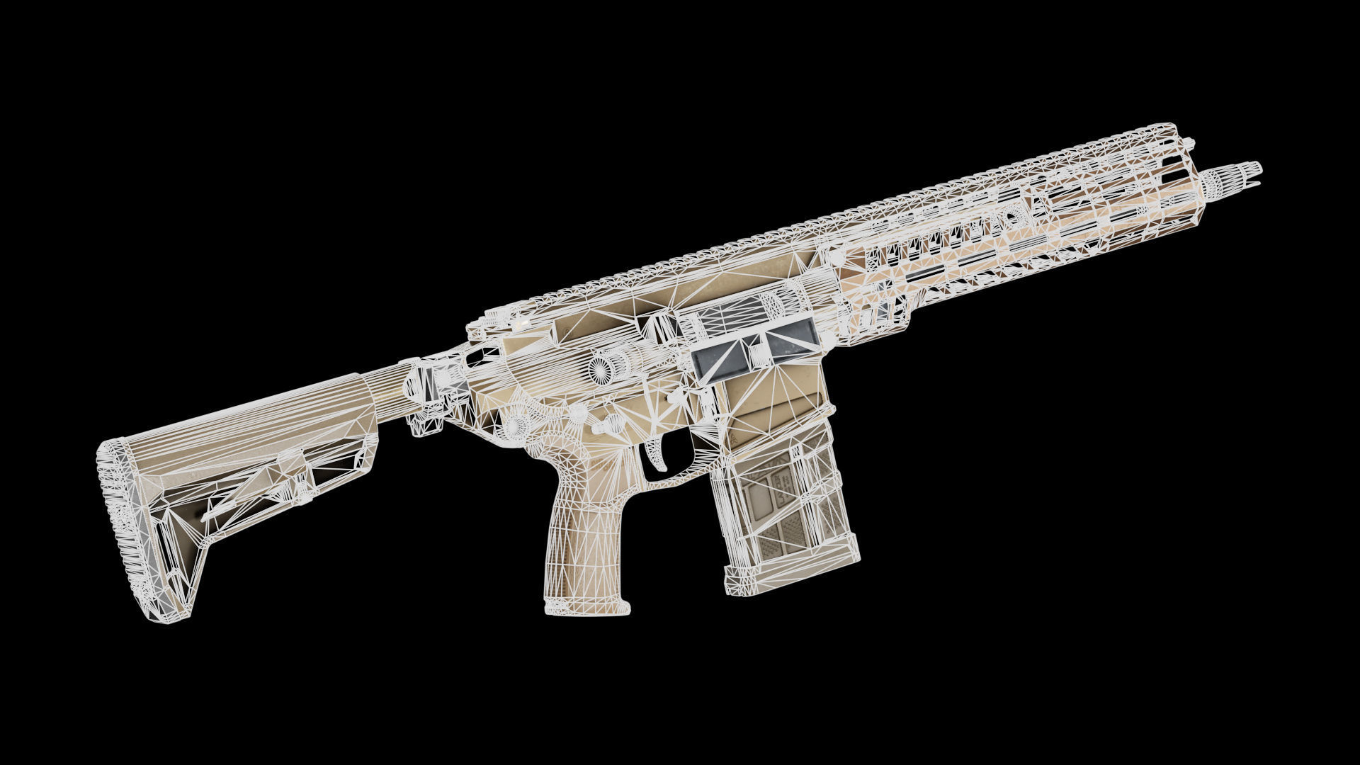 SIG SAUER XM7 MCX SPEAR Low-poly 3D model_16