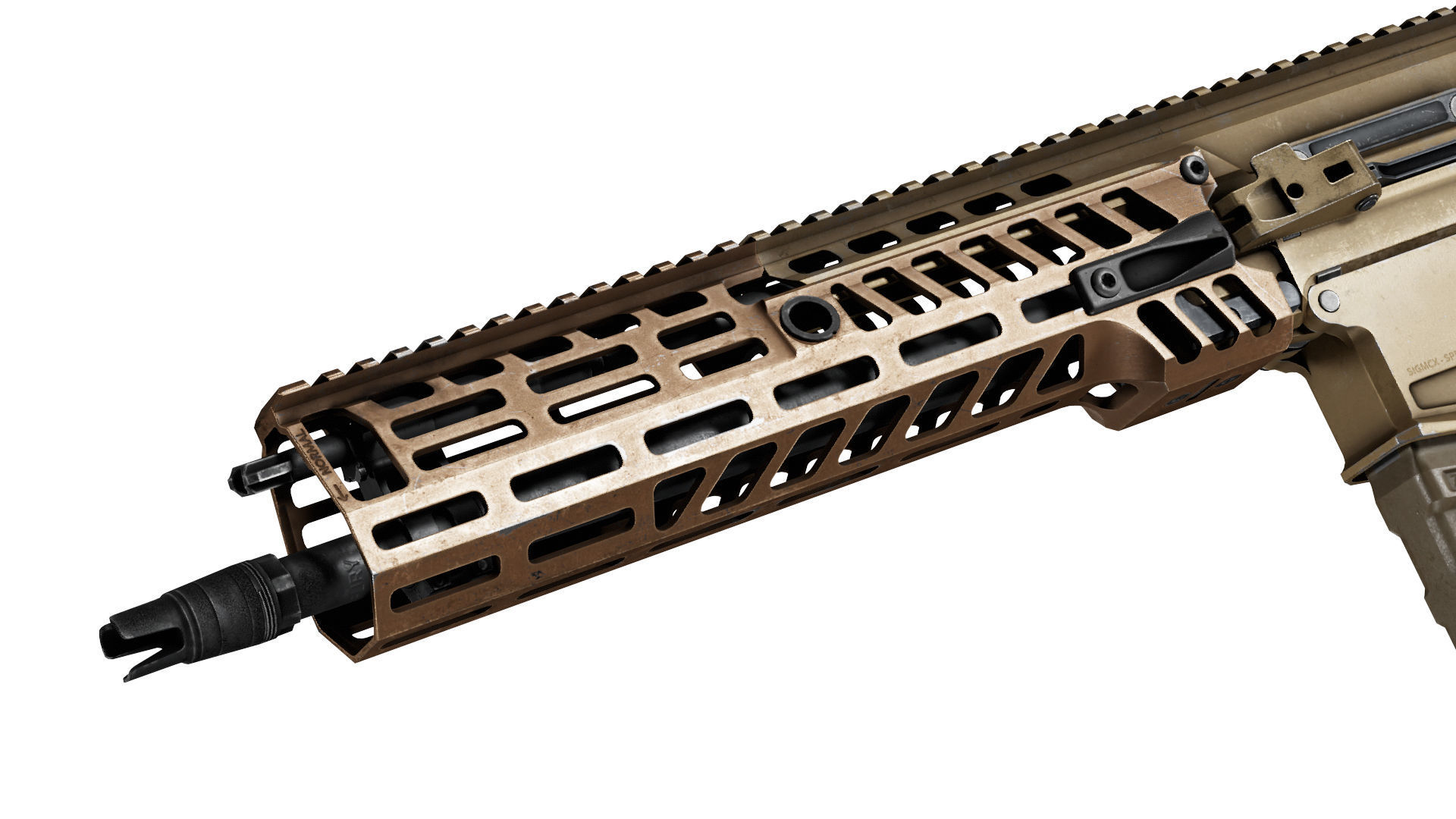 SIG SAUER XM7 MCX SPEAR Low-poly 3D model_11