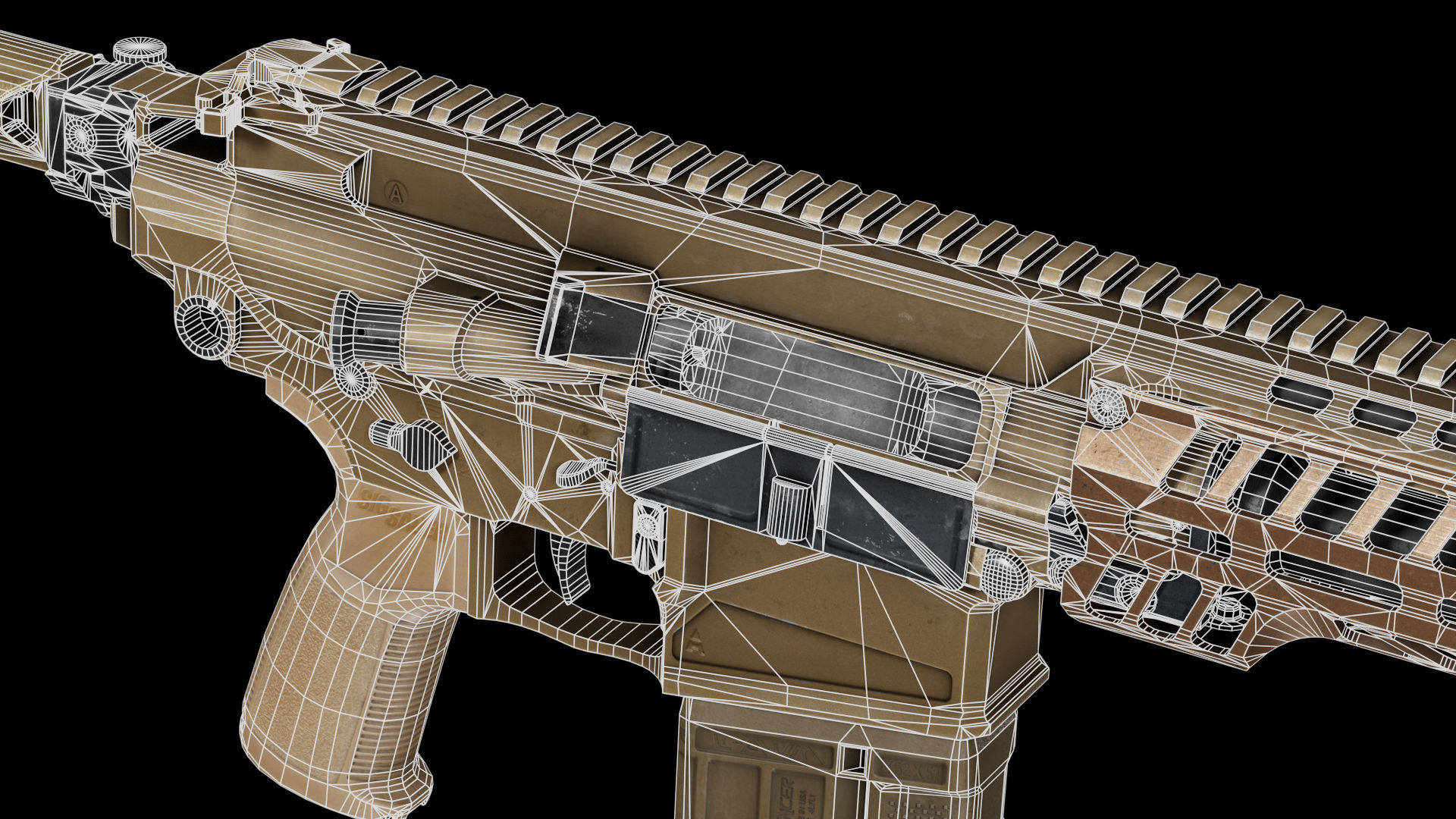 SIG SAUER XM7 MCX SPEAR Low-poly 3D model_15