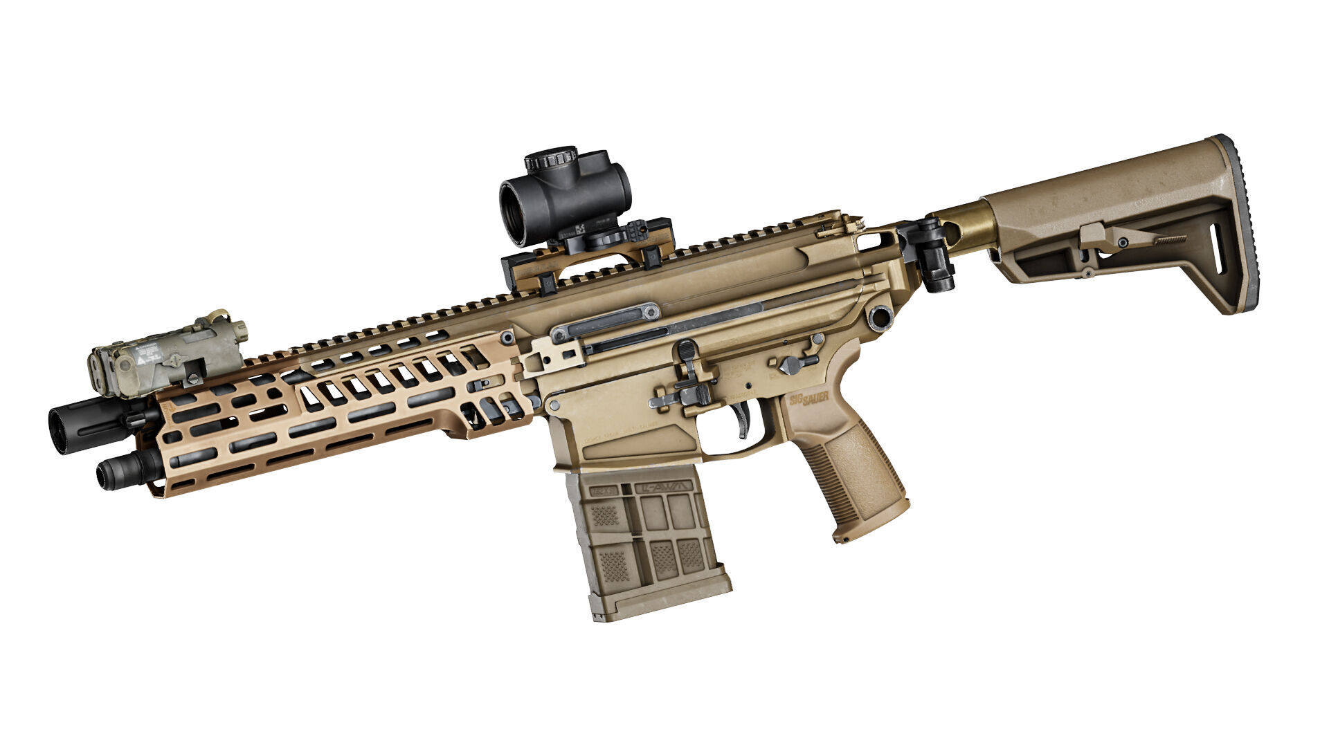 SIG SAUER XM7 MCX SPEAR Low-poly 3D model_3