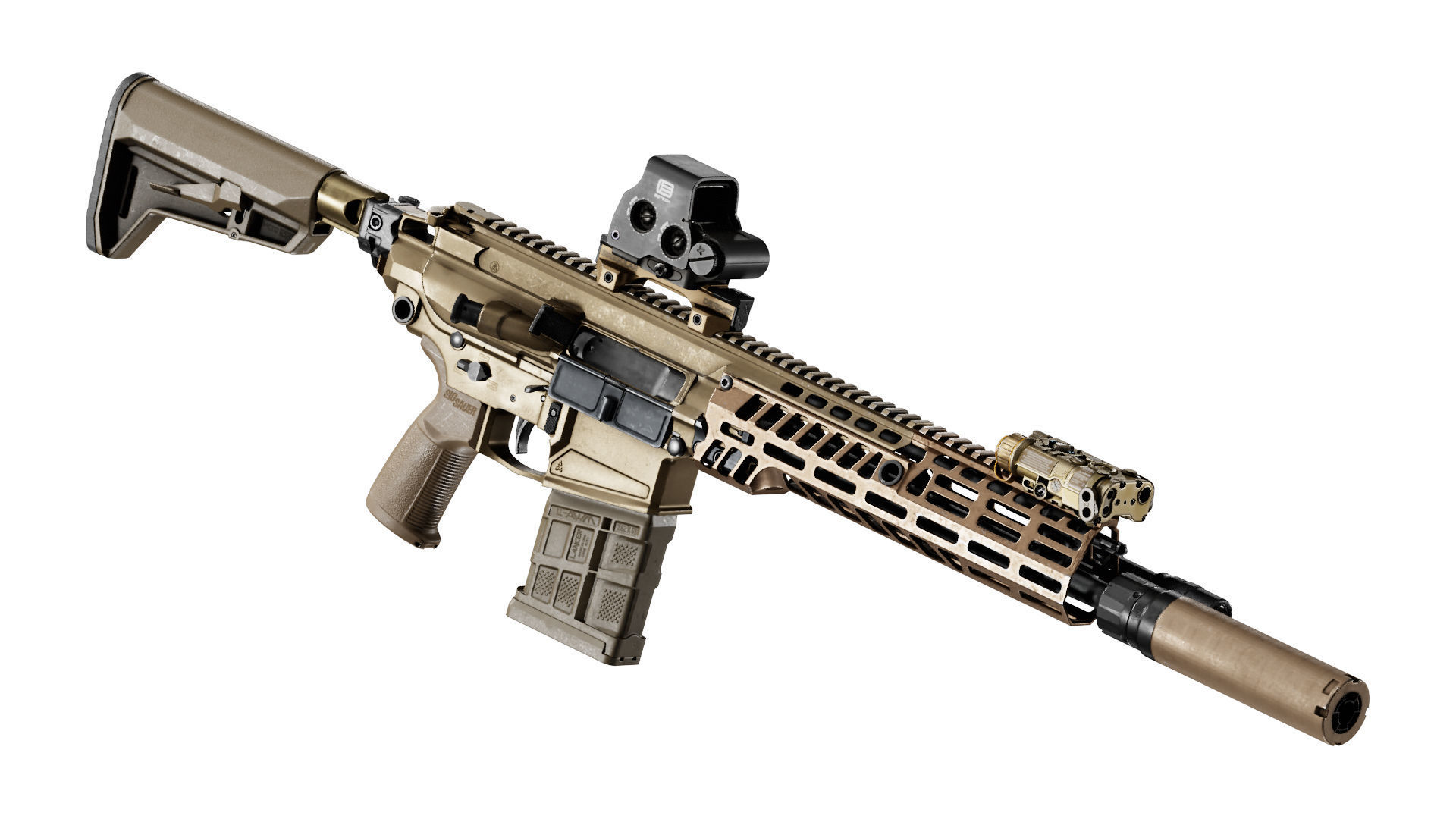 SIG SAUER XM7 MCX SPEAR Low-poly 3D model_1