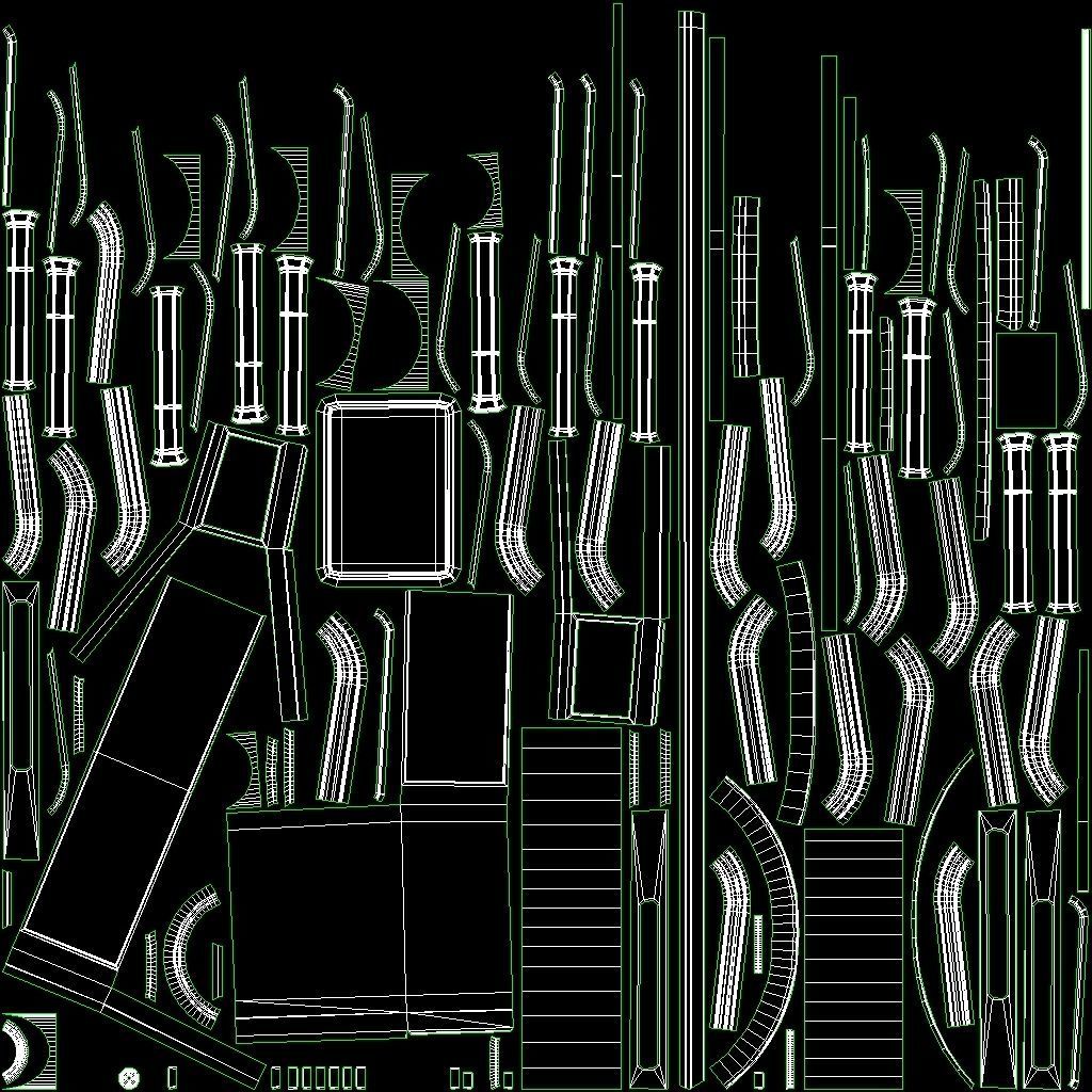 Diesel Punk Tram Low-poly 3D model_7