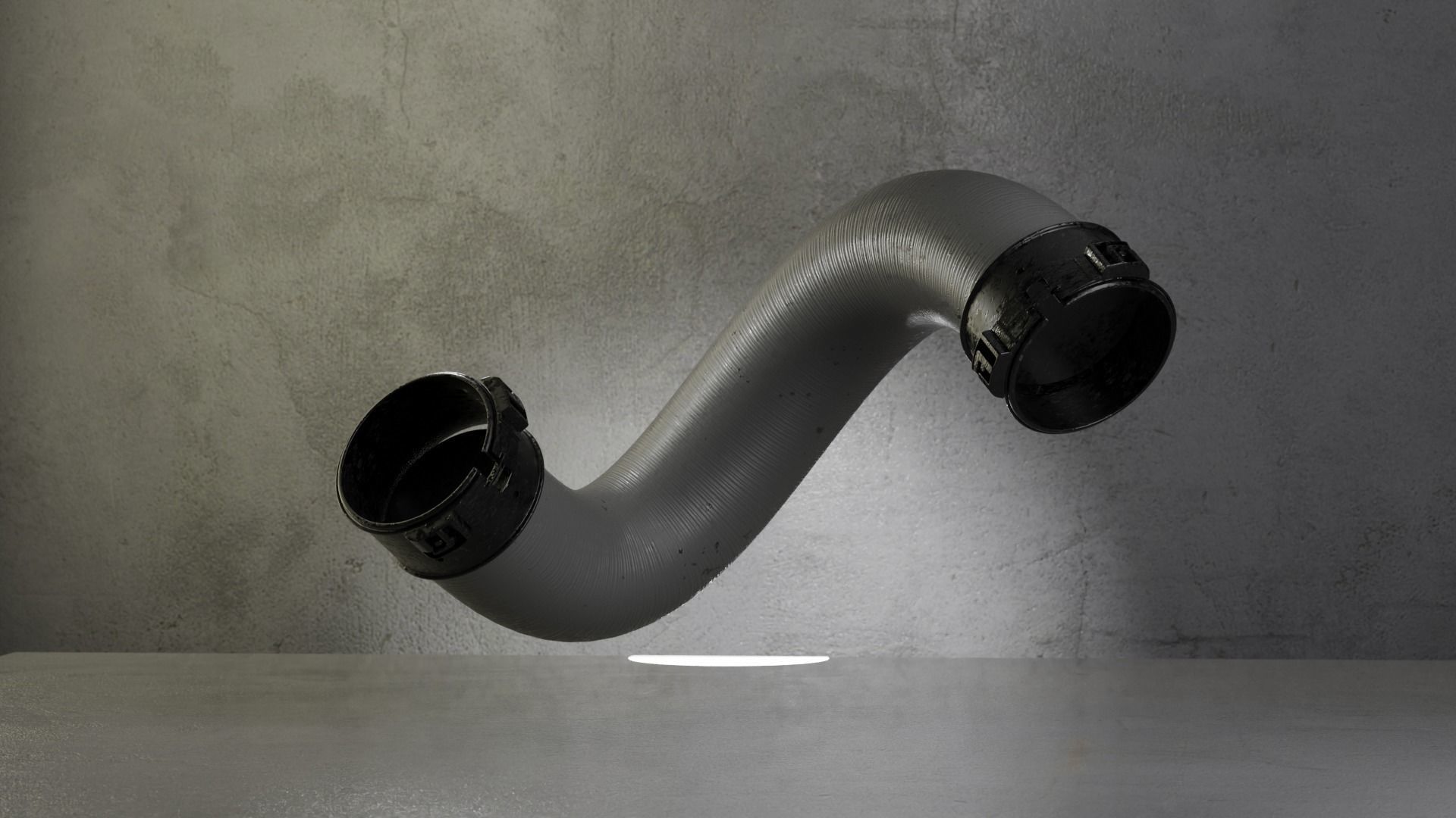 Connection Motor tube  3D model_4