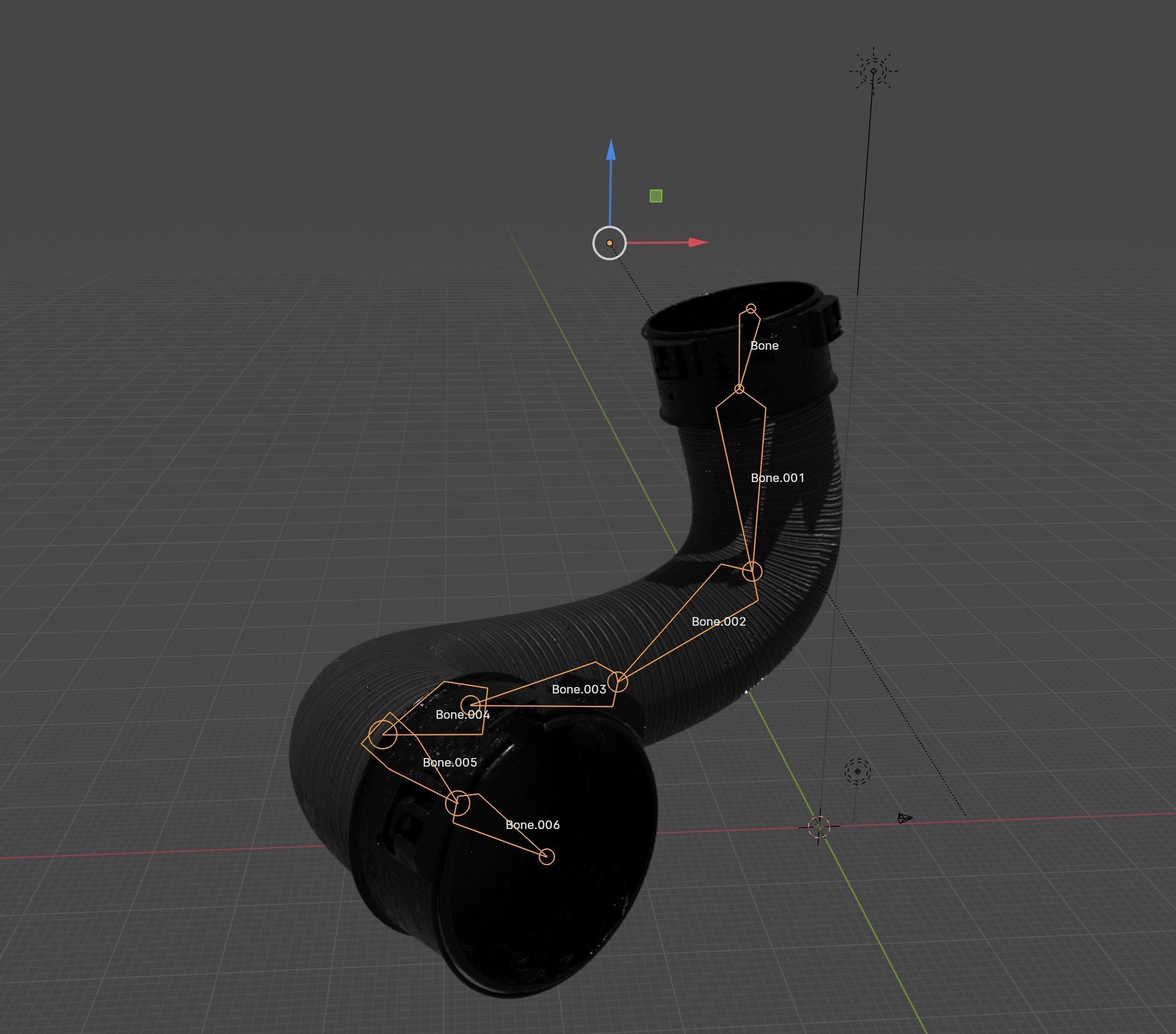 Connection Motor tube  3D model_6
