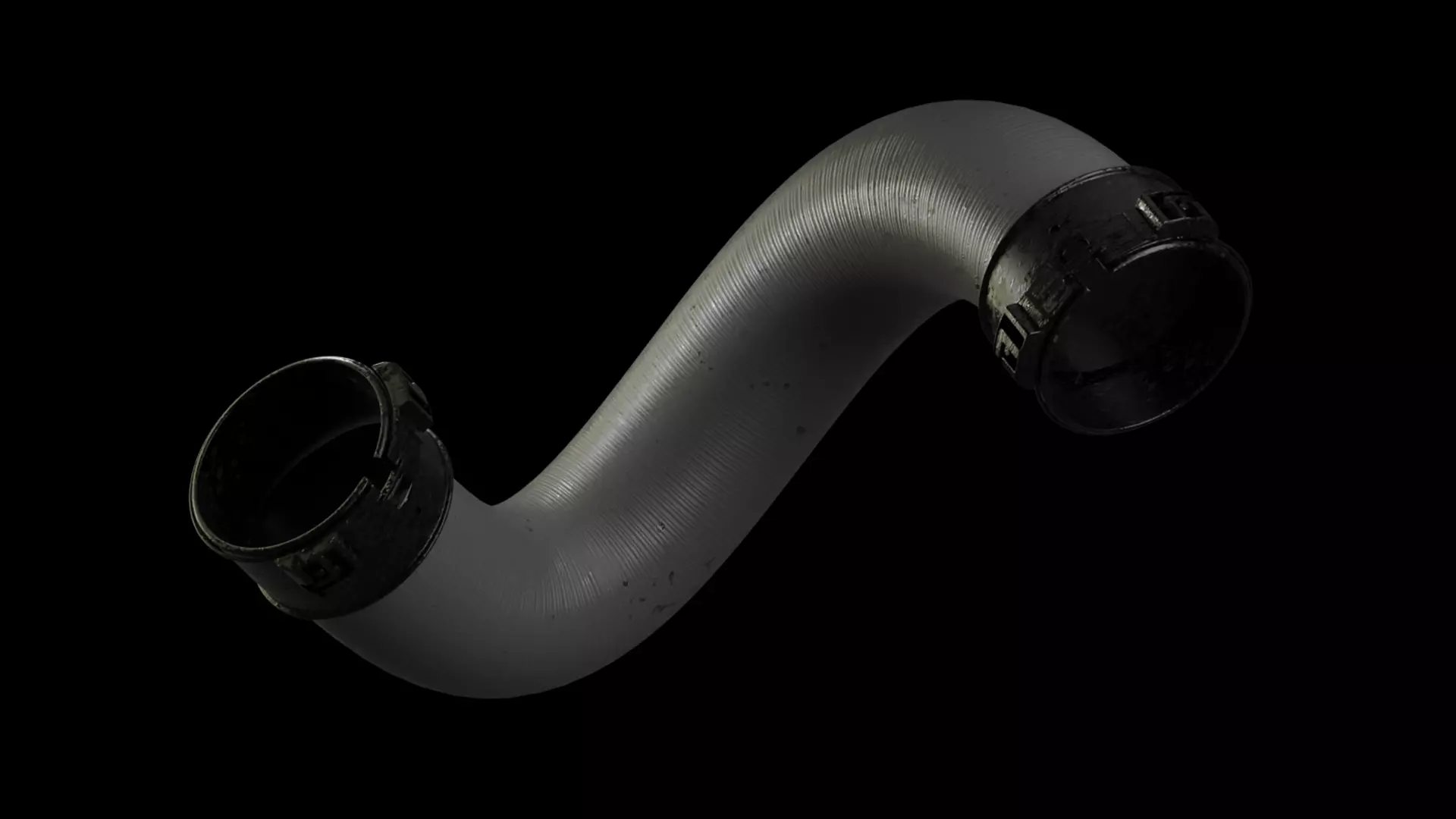 Connection Motor tube  3D model_0