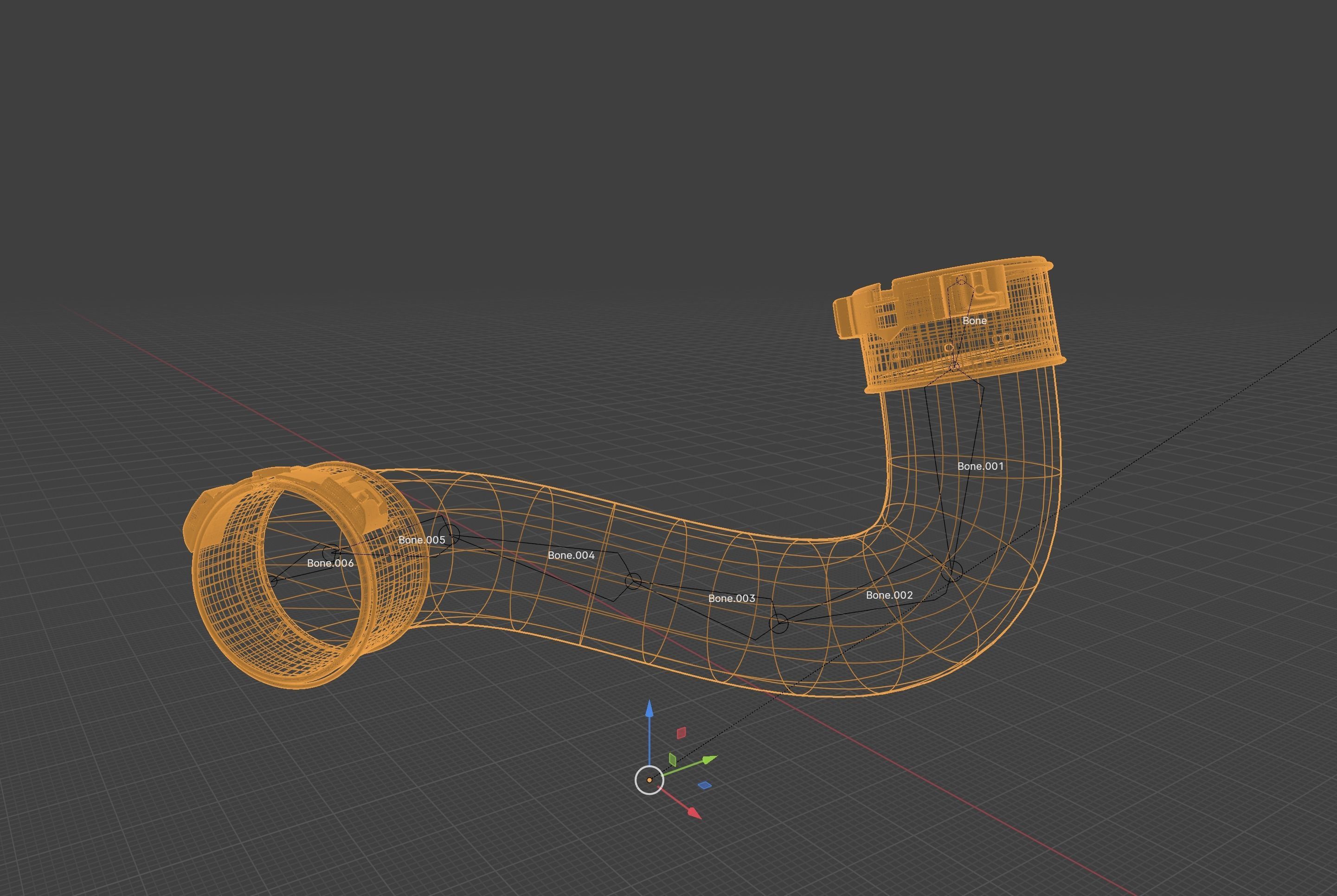 Connection Motor tube  3D model_9