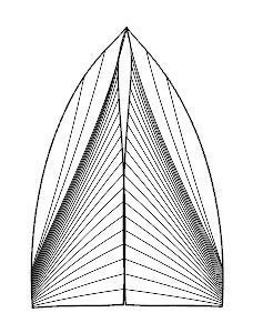 Wire leaf 3D model_4