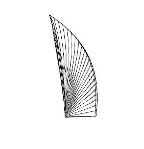 Wire leaf 3D model_0