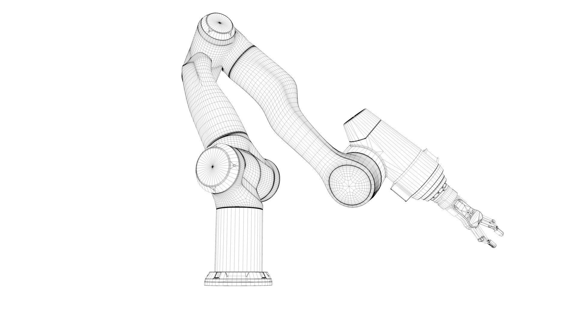 Robotic Arm Agile Diana 3D model_59