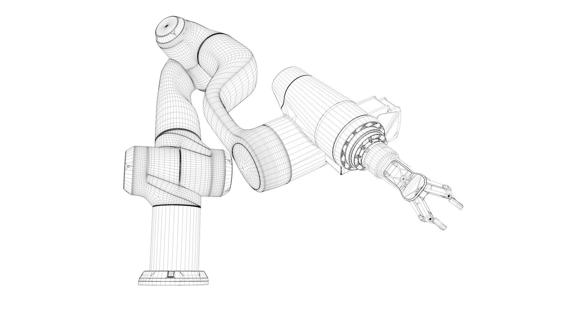 Robotic Arm Agile Diana 3D model_58