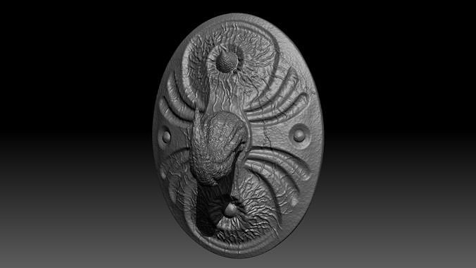 Crucible Hornshield - Elden Ring weapon 3D print model