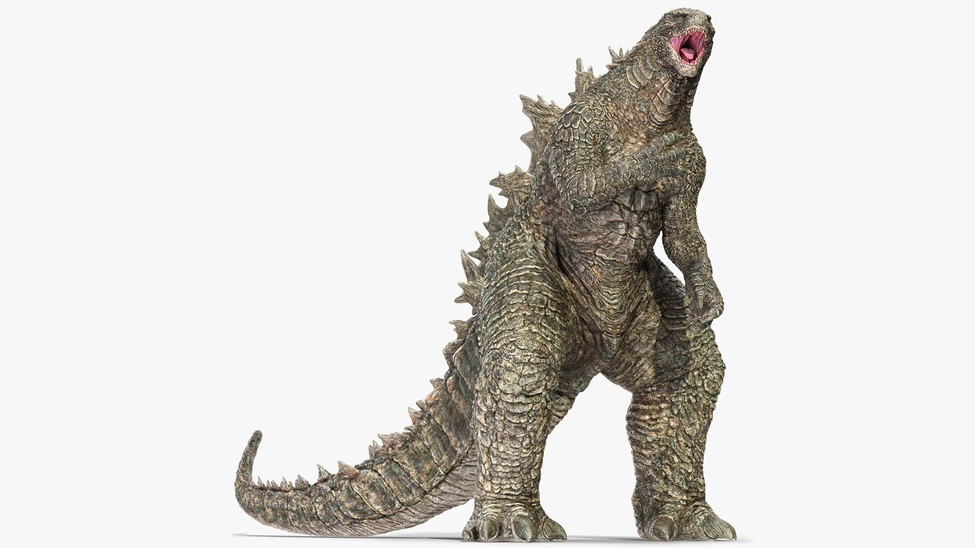 Monster Godzilla Rigged for Cinema 4D 3D model_6