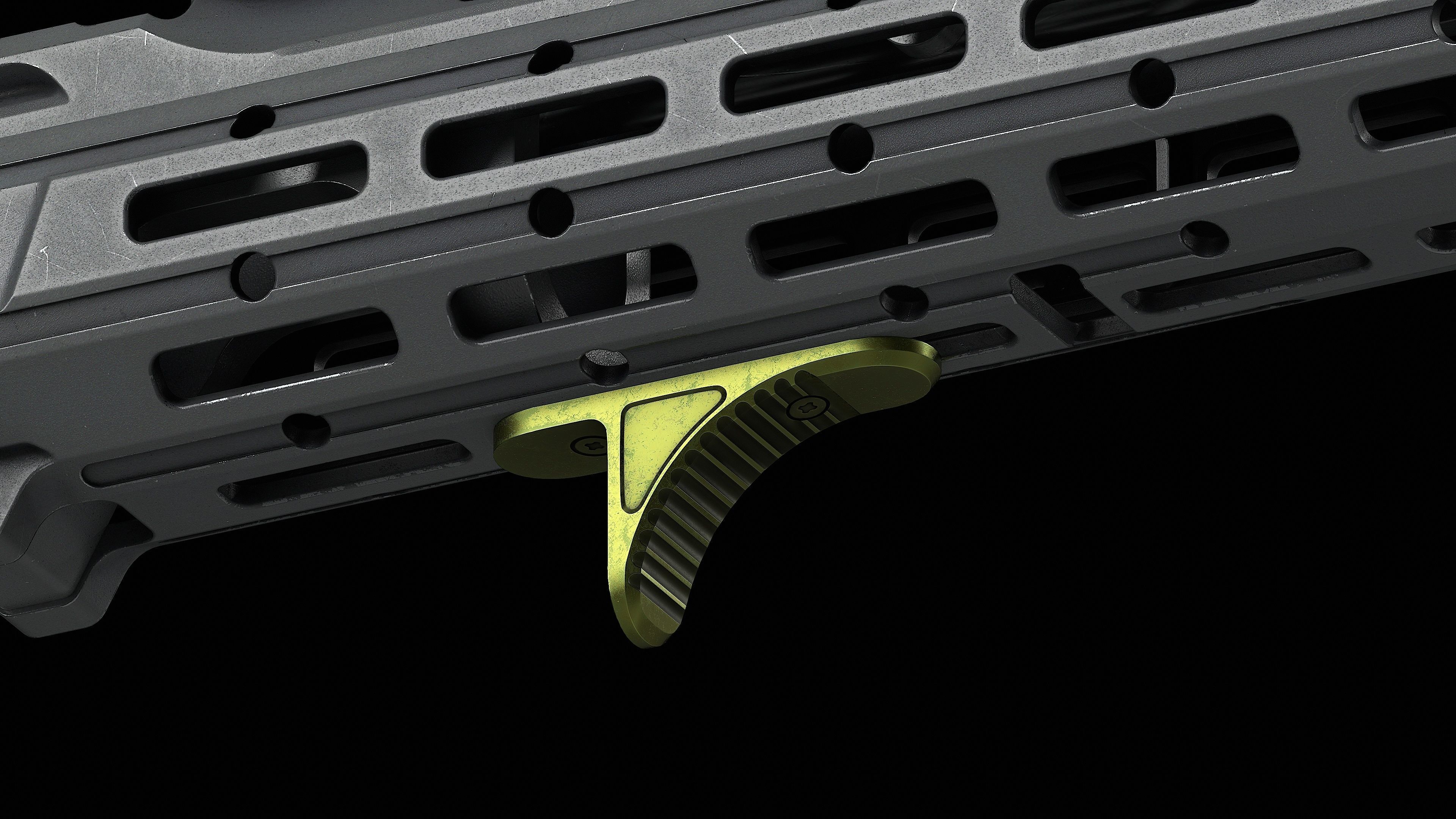 True North Concepts GripStop- Standard M-LOK Low-poly 3D model_6