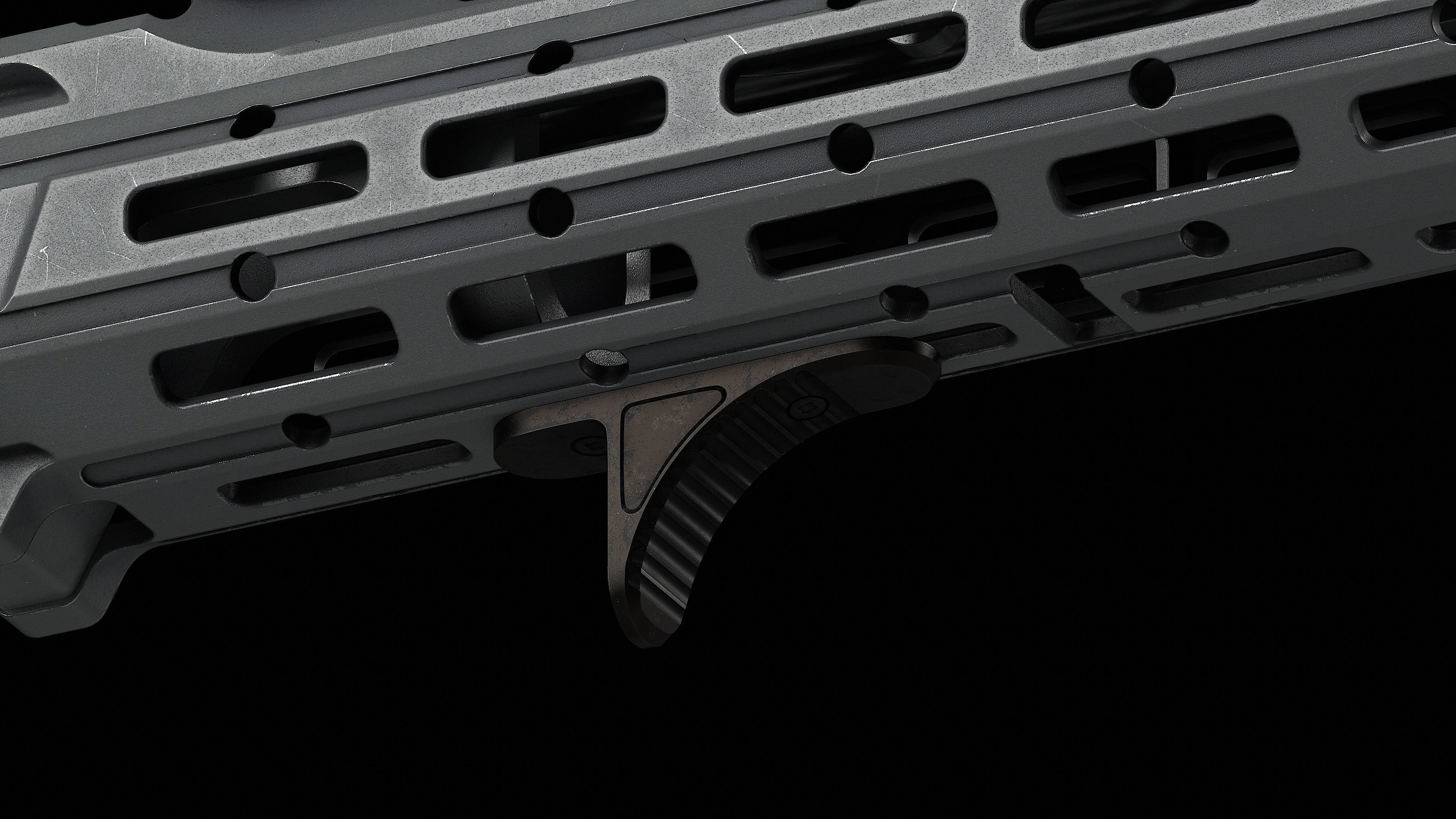True North Concepts GripStop- Standard M-LOK Low-poly 3D model_5
