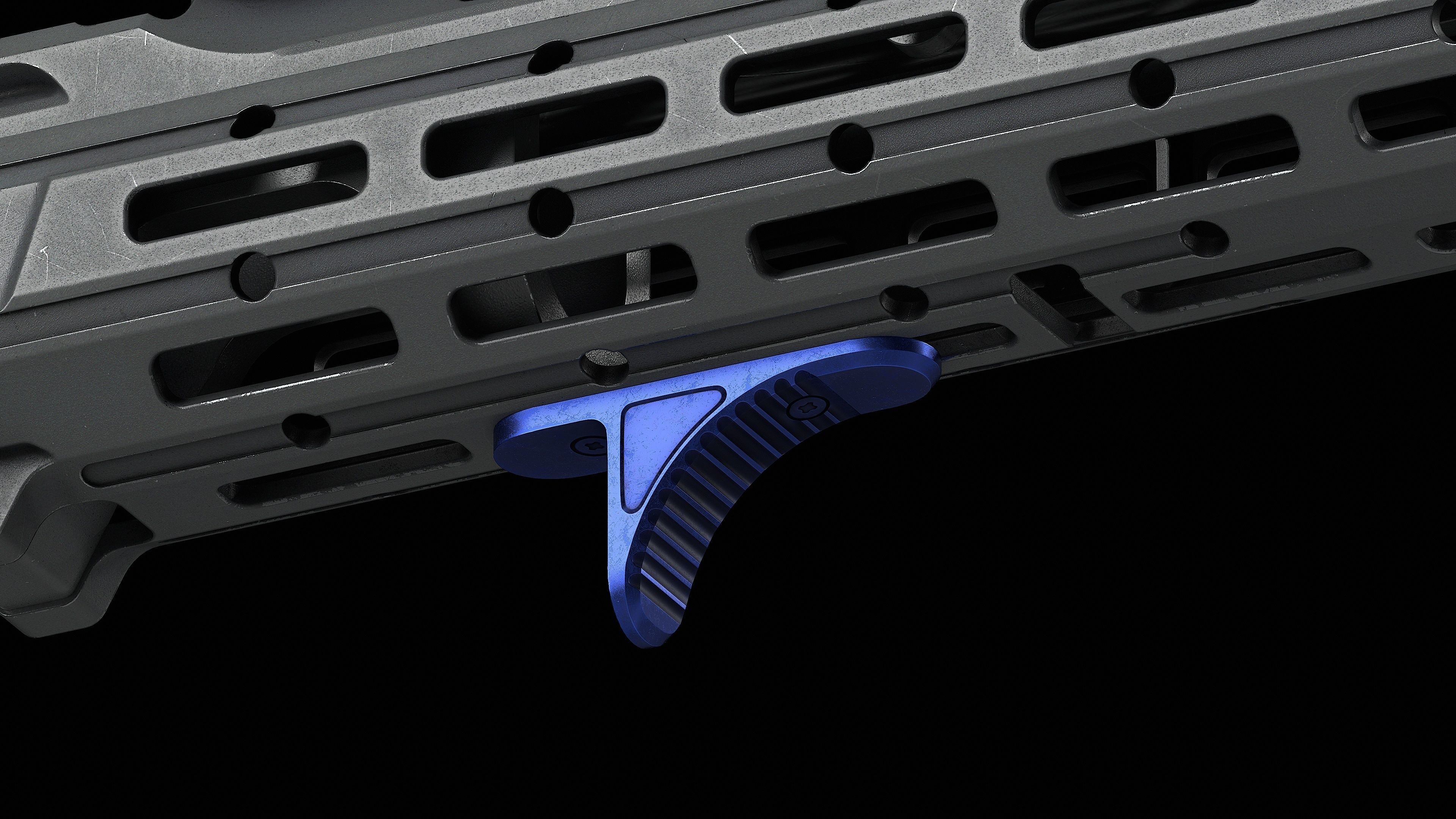 True North Concepts GripStop- Standard M-LOK Low-poly 3D model_4