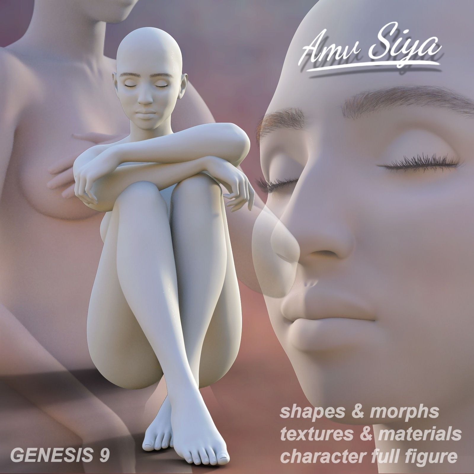 Siya for Genesis 9 DAZStudio 3D model_4