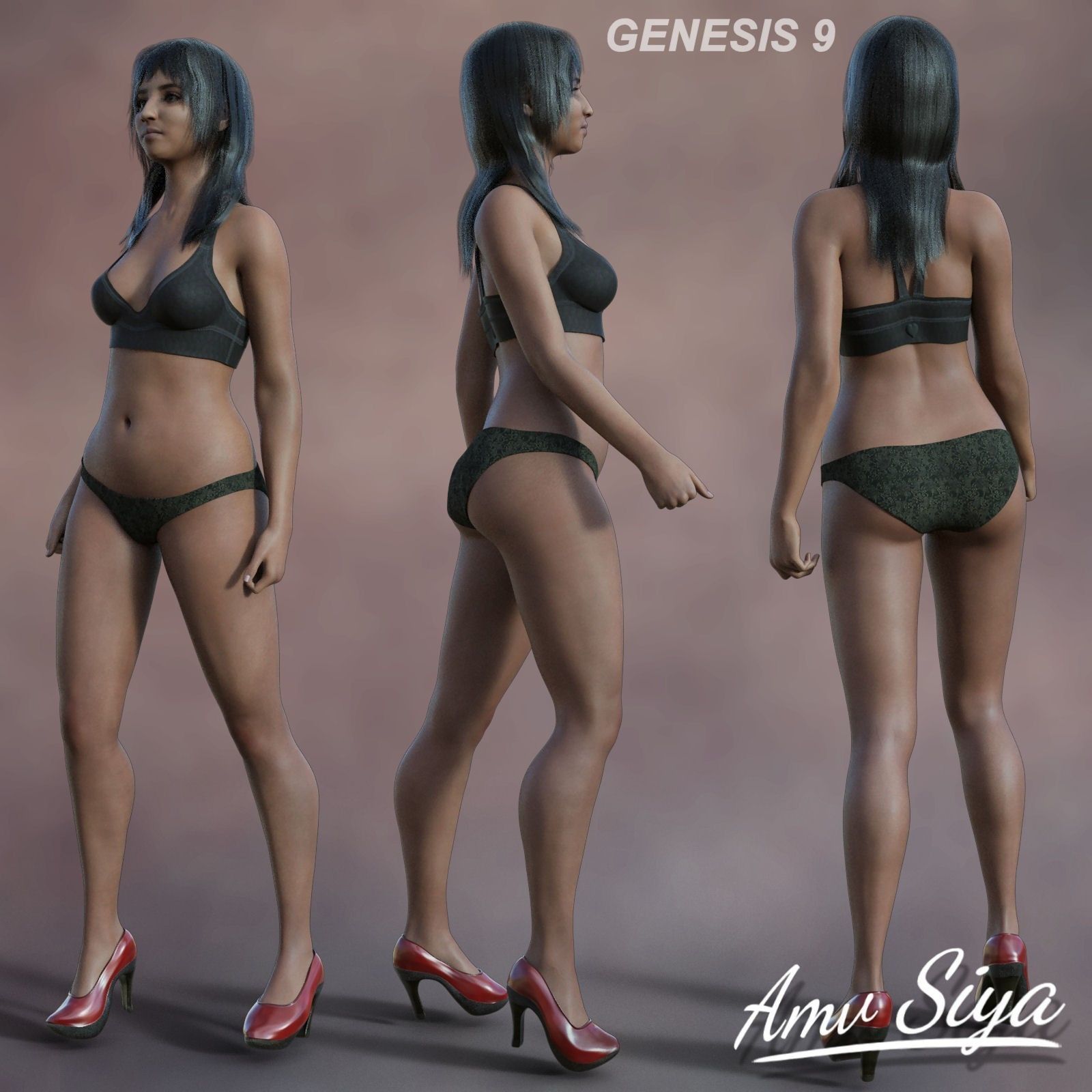 Siya for Genesis 9 DAZStudio 3D model_3