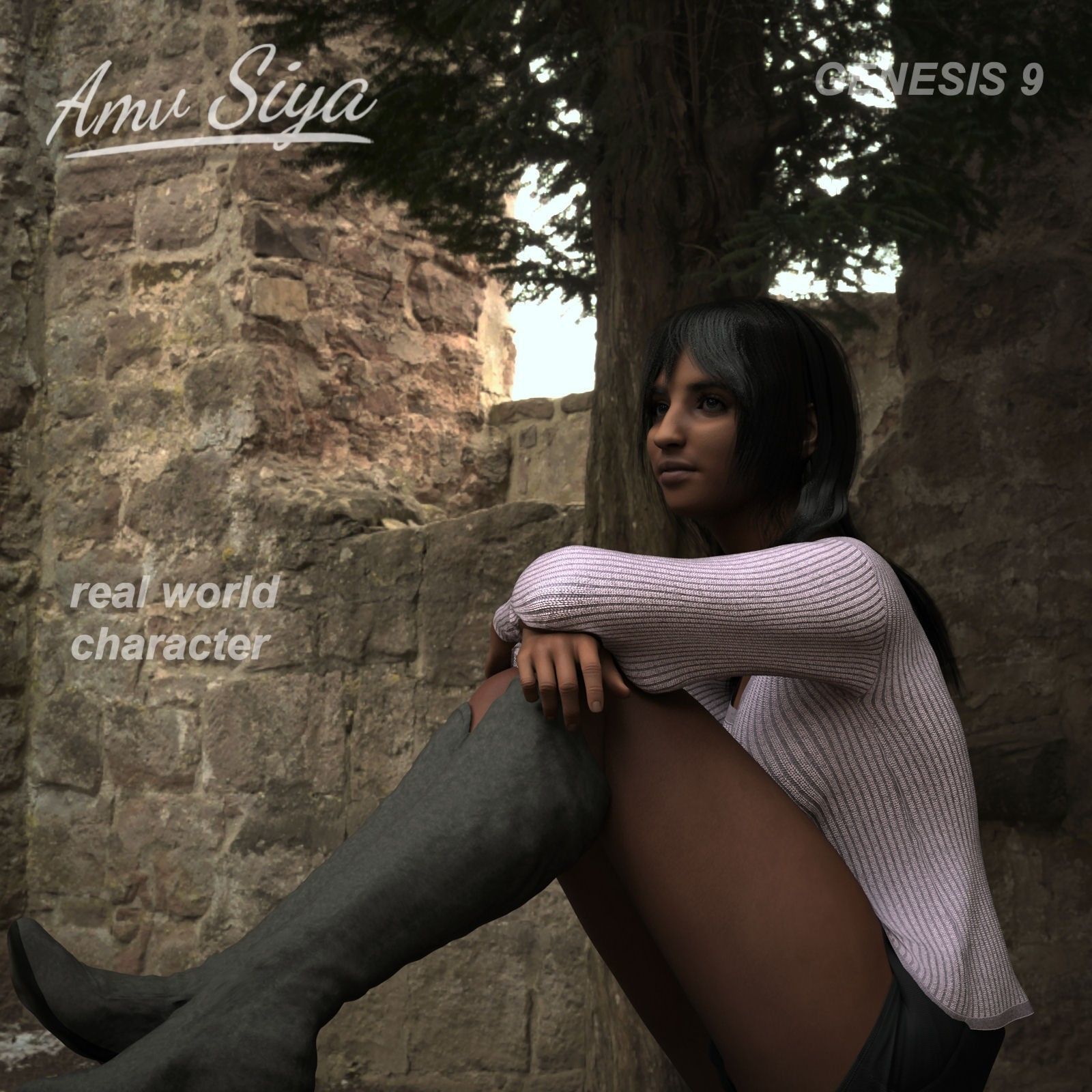 Siya for Genesis 9 DAZStudio 3D model_7