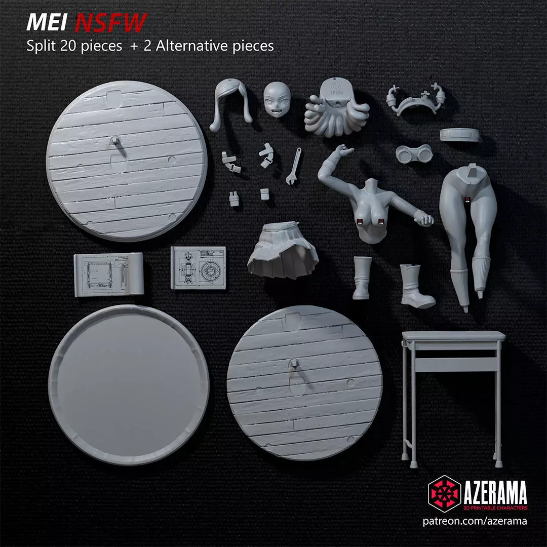 Mei NSFW STL Ready for 3D Printing 3D print model_8