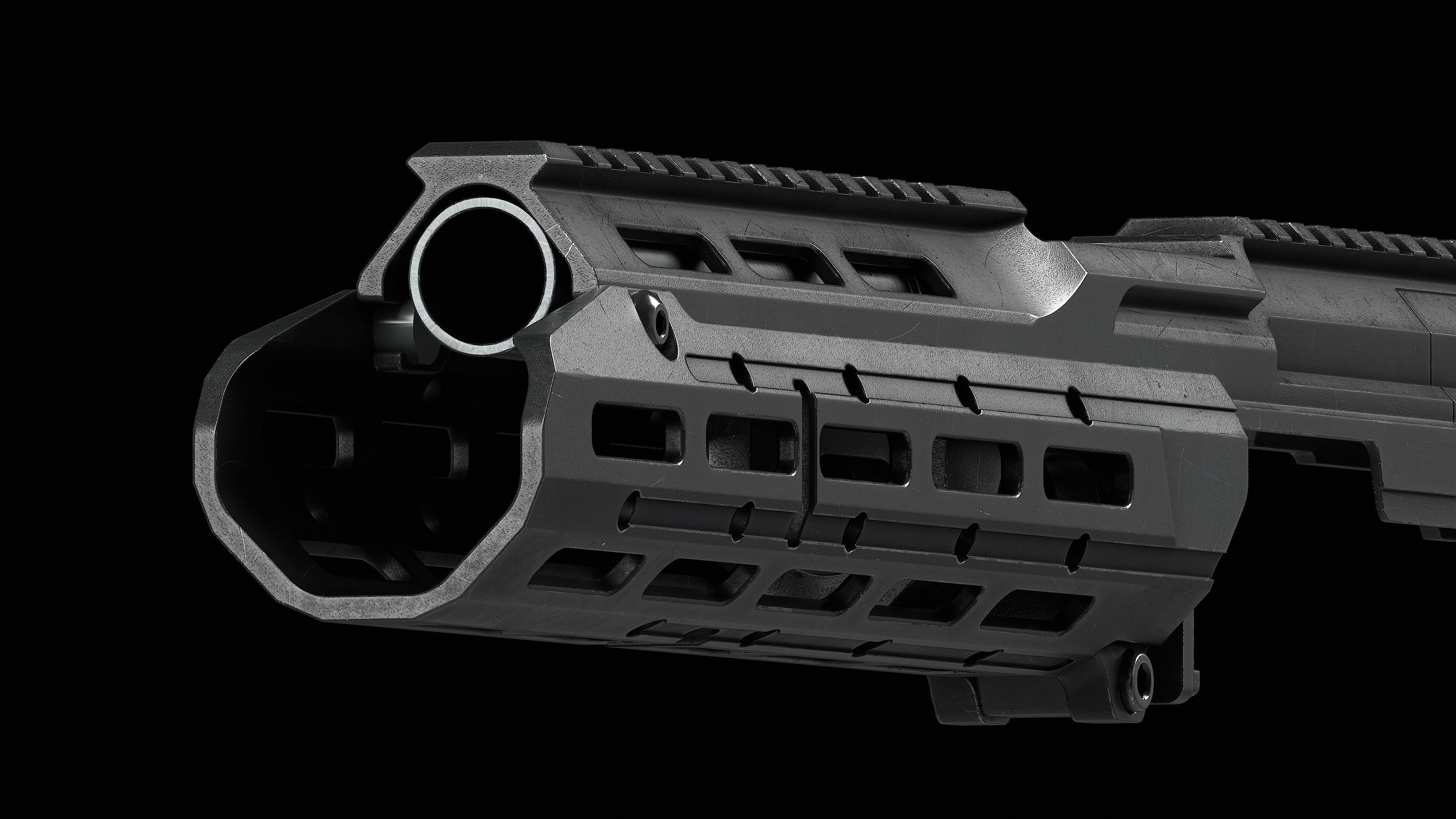 MK3 Chassis System AK 74 AK 103 Low-poly 3D model_3