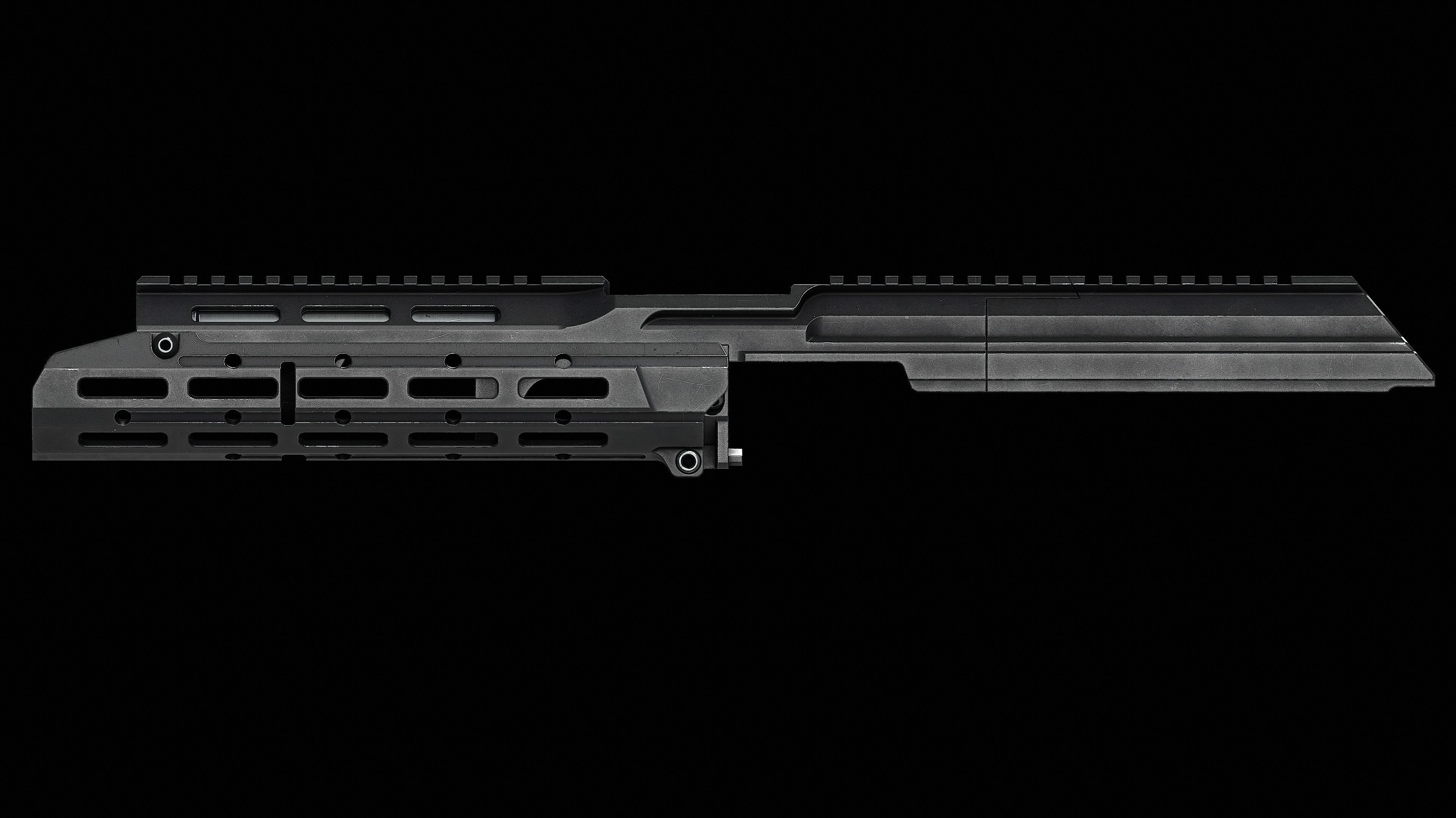 MK3 Chassis System AK 74 AK 103 Low-poly 3D model_10