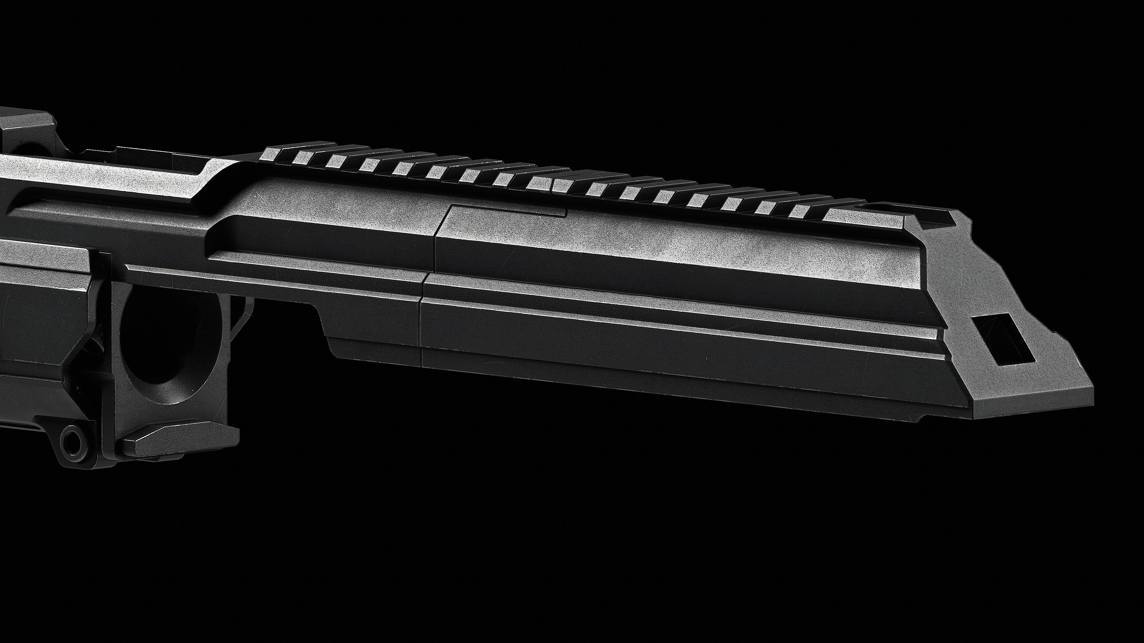 MK3 Chassis System AK 74 AK 103 Low-poly 3D model_4