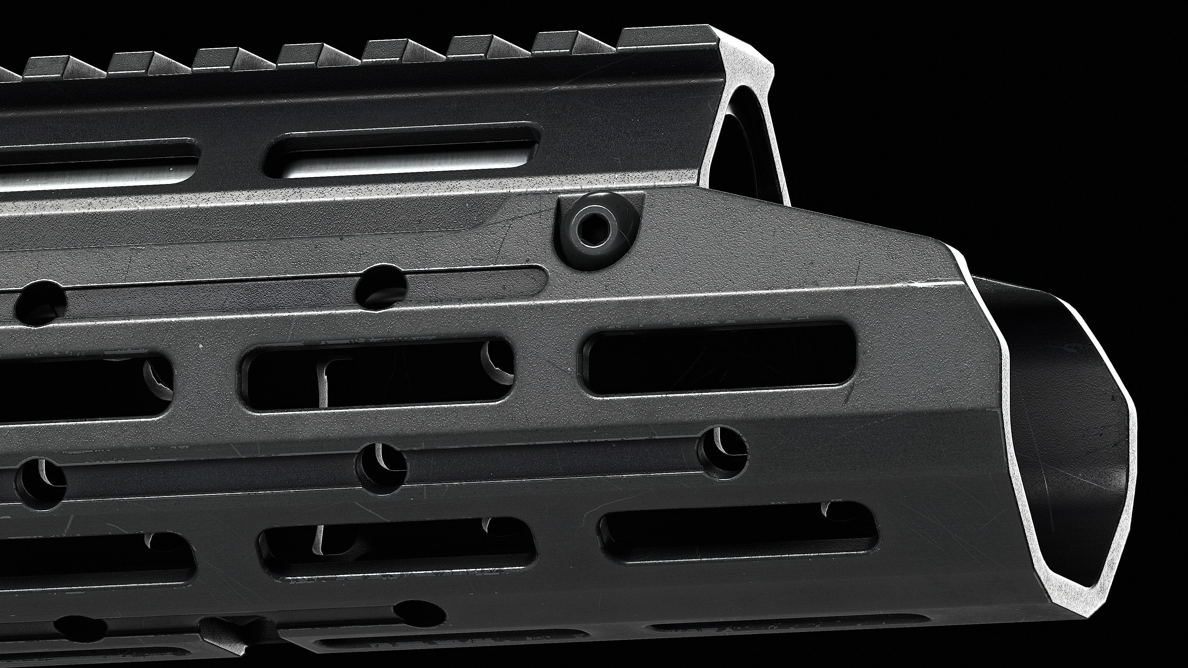 MK3 Chassis System AK 74 AK 103 Low-poly 3D model_7