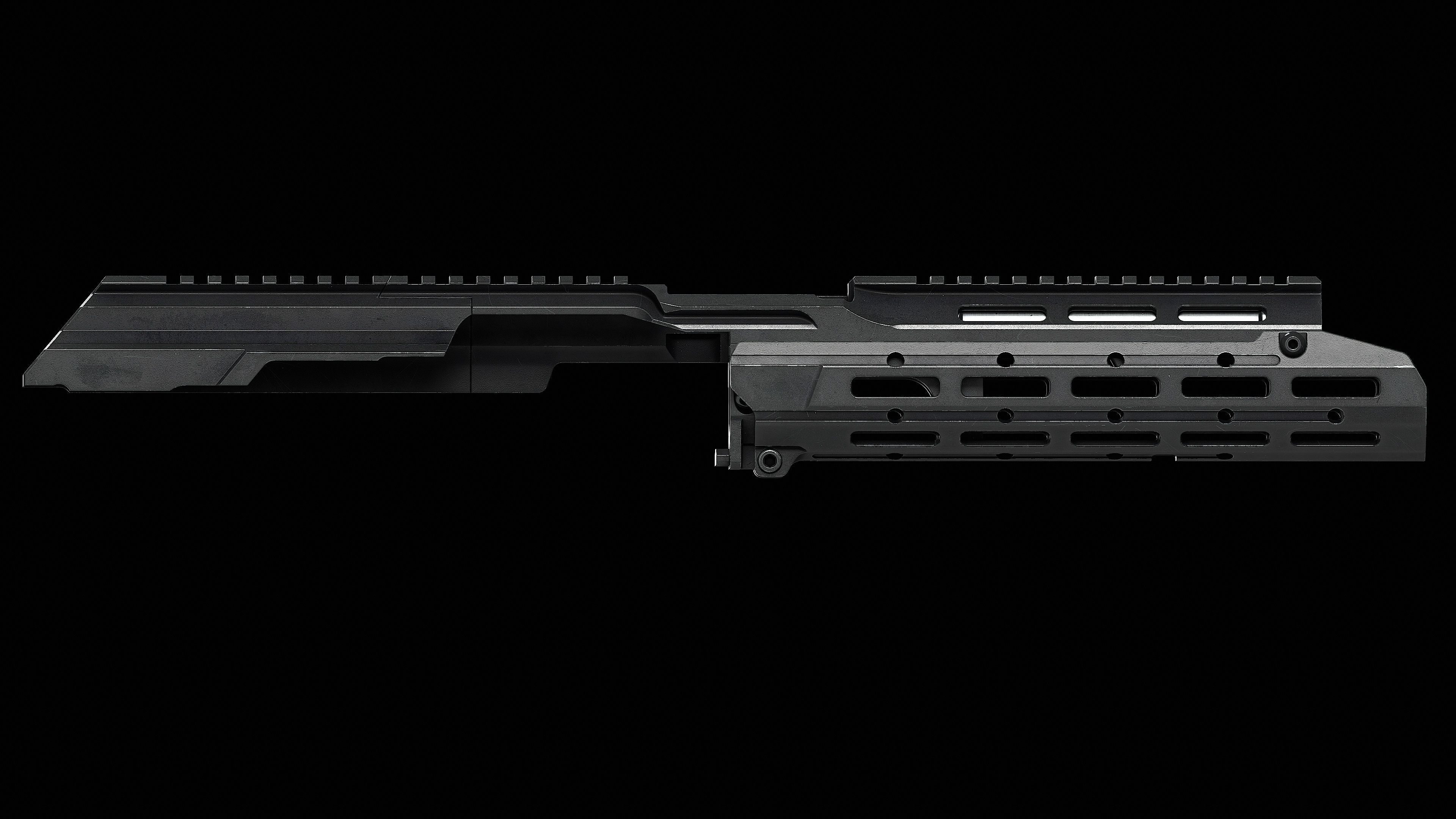 MK3 Chassis System AK 74 AK 103 Low-poly 3D model_11