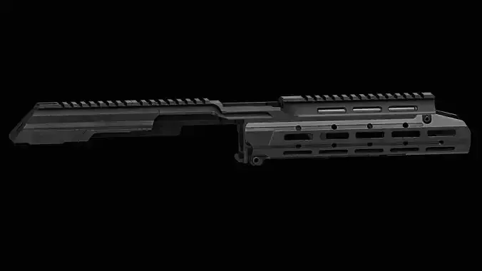 MK3 Chassis System AK 74 AK 103 Low-poly 3D model