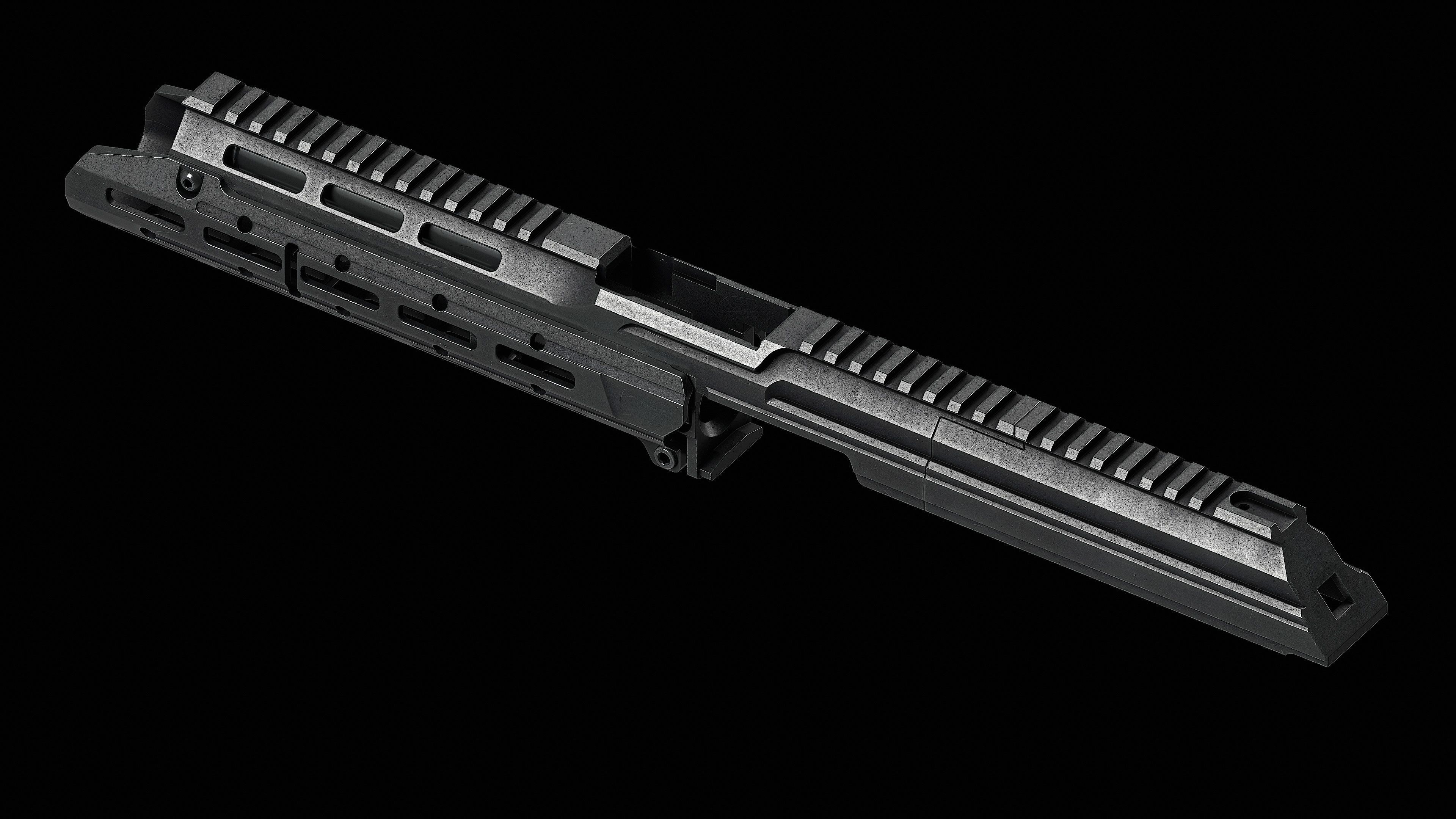 MK3 Chassis System AK 74 AK 103 Low-poly 3D model_9