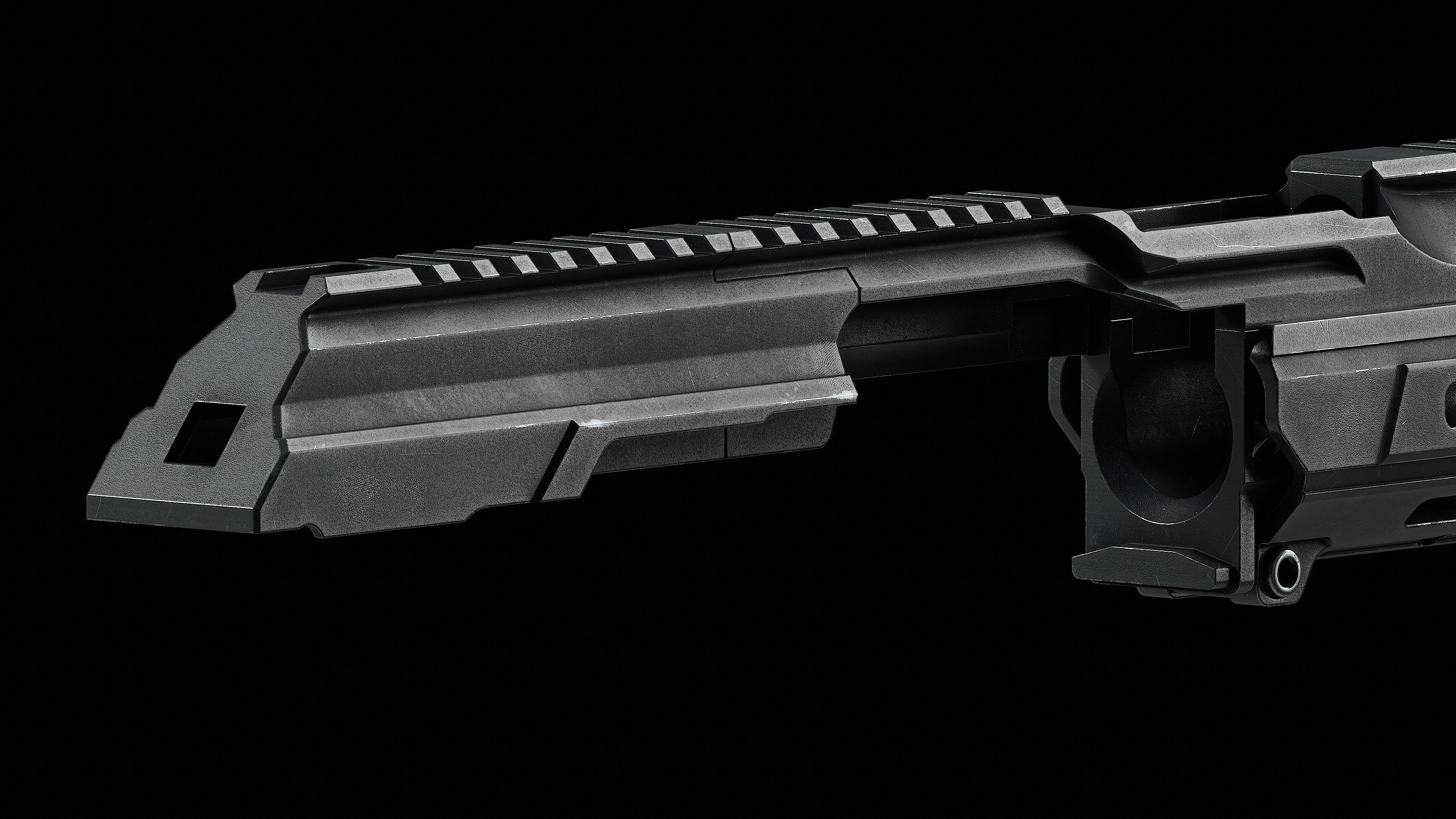 MK3 Chassis System AK 74 AK 103 Low-poly 3D model_5