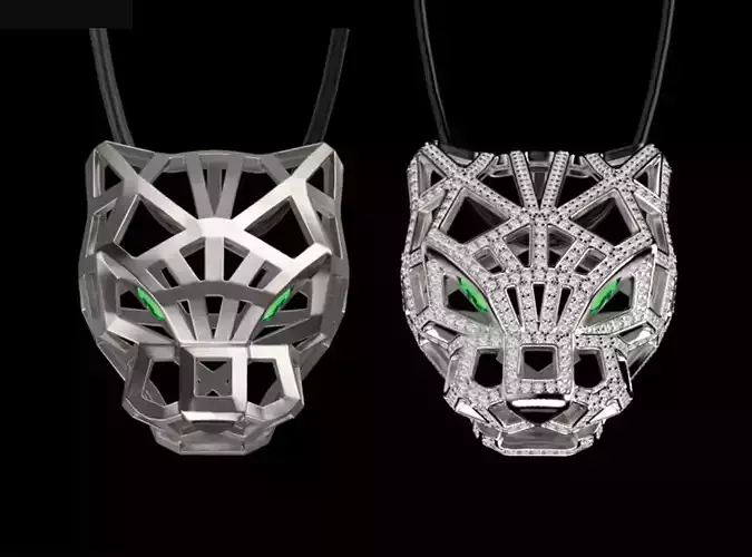pendant panther 3D print model
