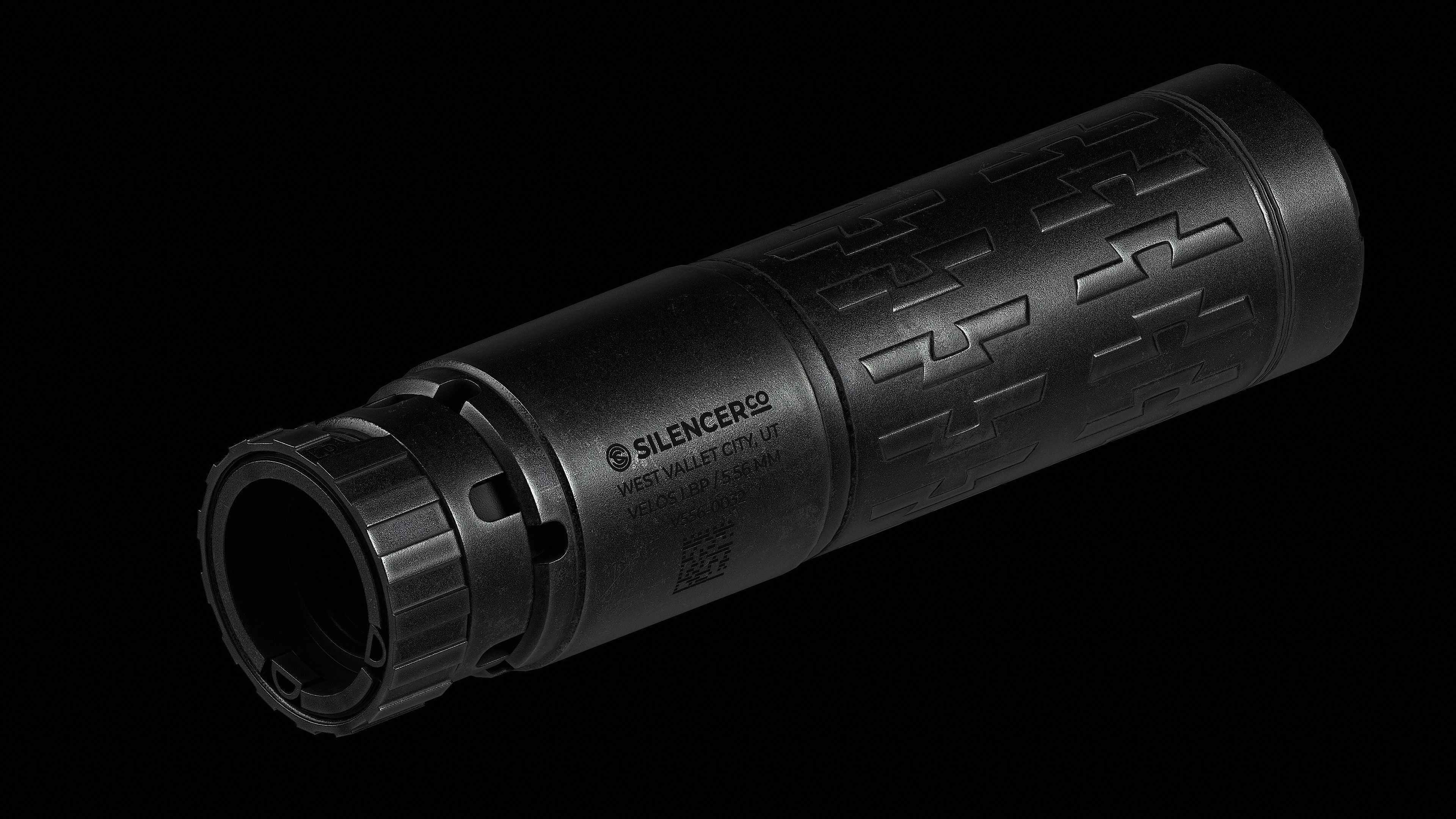 Suppressor SilencerCo Velos LBP Low-poly 3D model_8