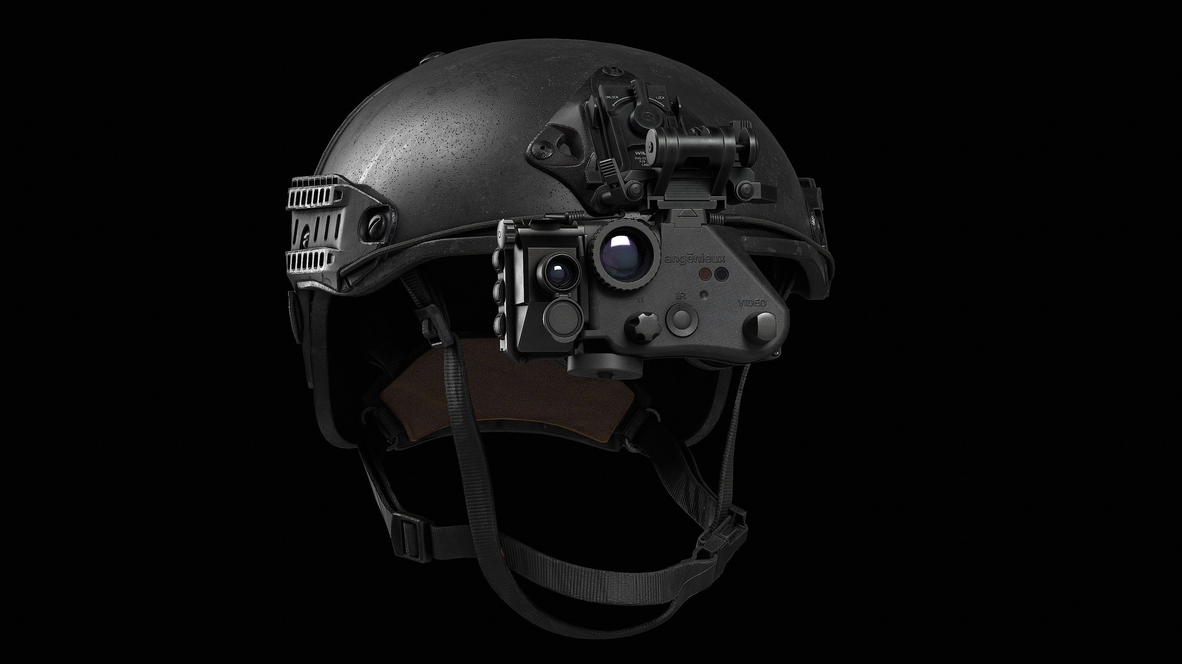 Crye Precision AirFrame Ballistic Helmet Low-poly 3D model_10