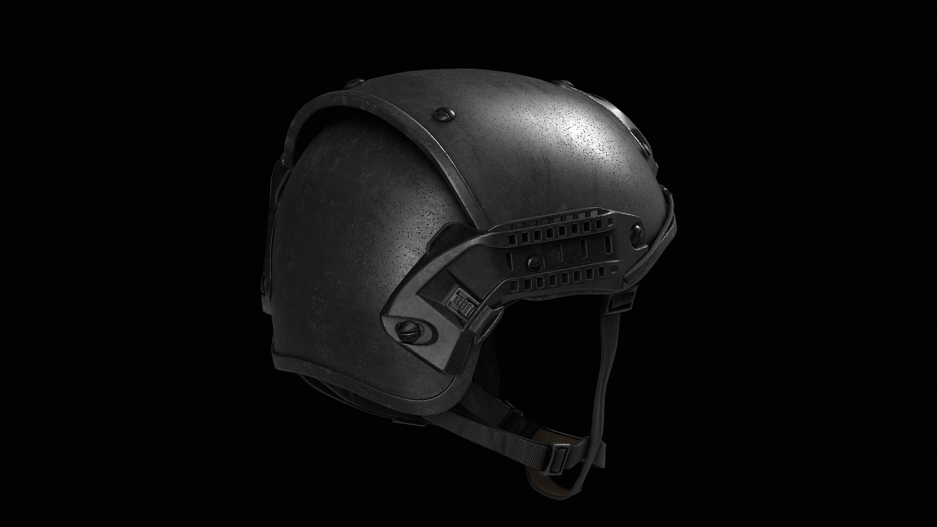 Crye Precision AirFrame Ballistic Helmet Low-poly 3D model_4