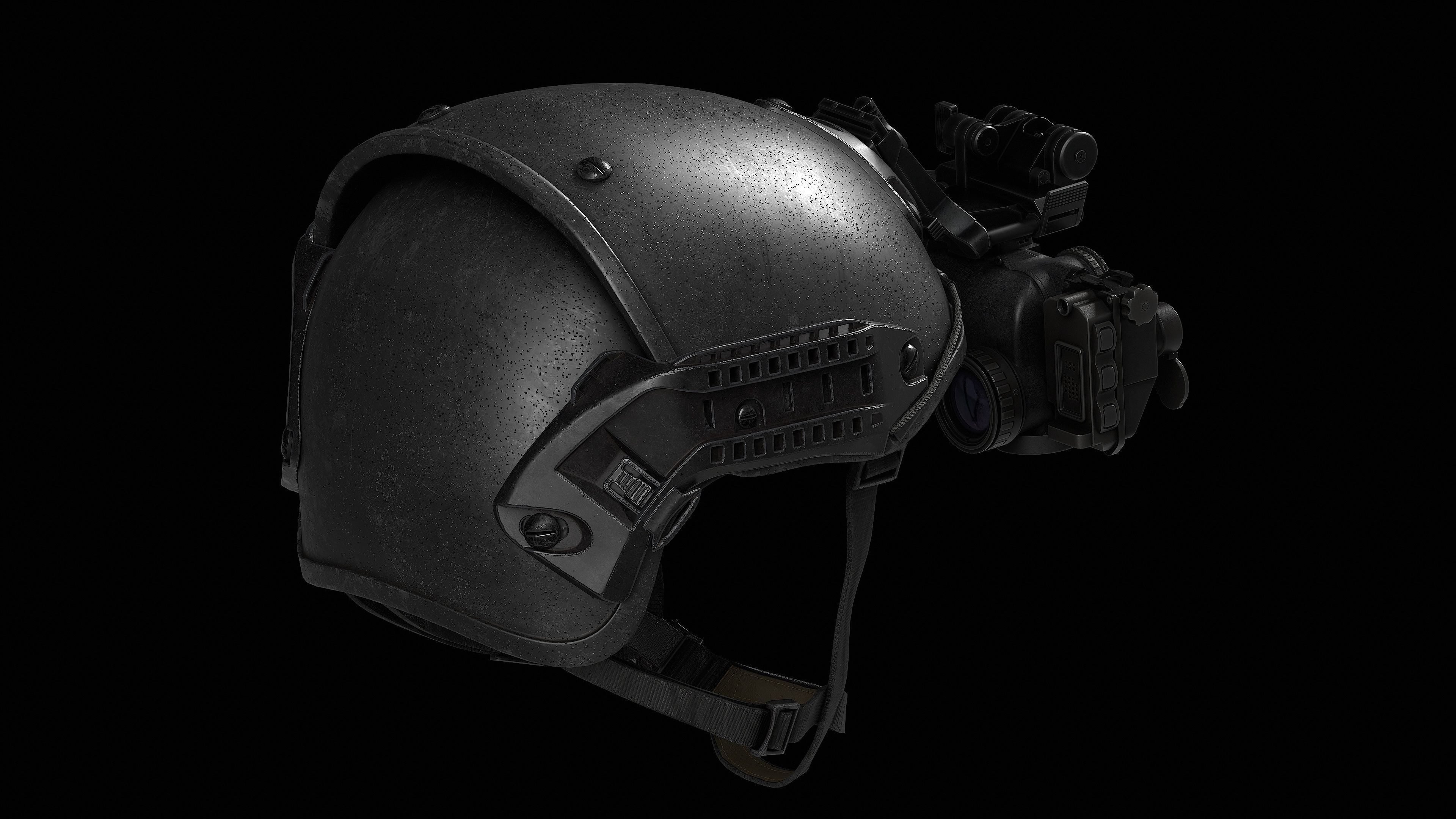 Crye Precision AirFrame Ballistic Helmet Low-poly 3D model_11