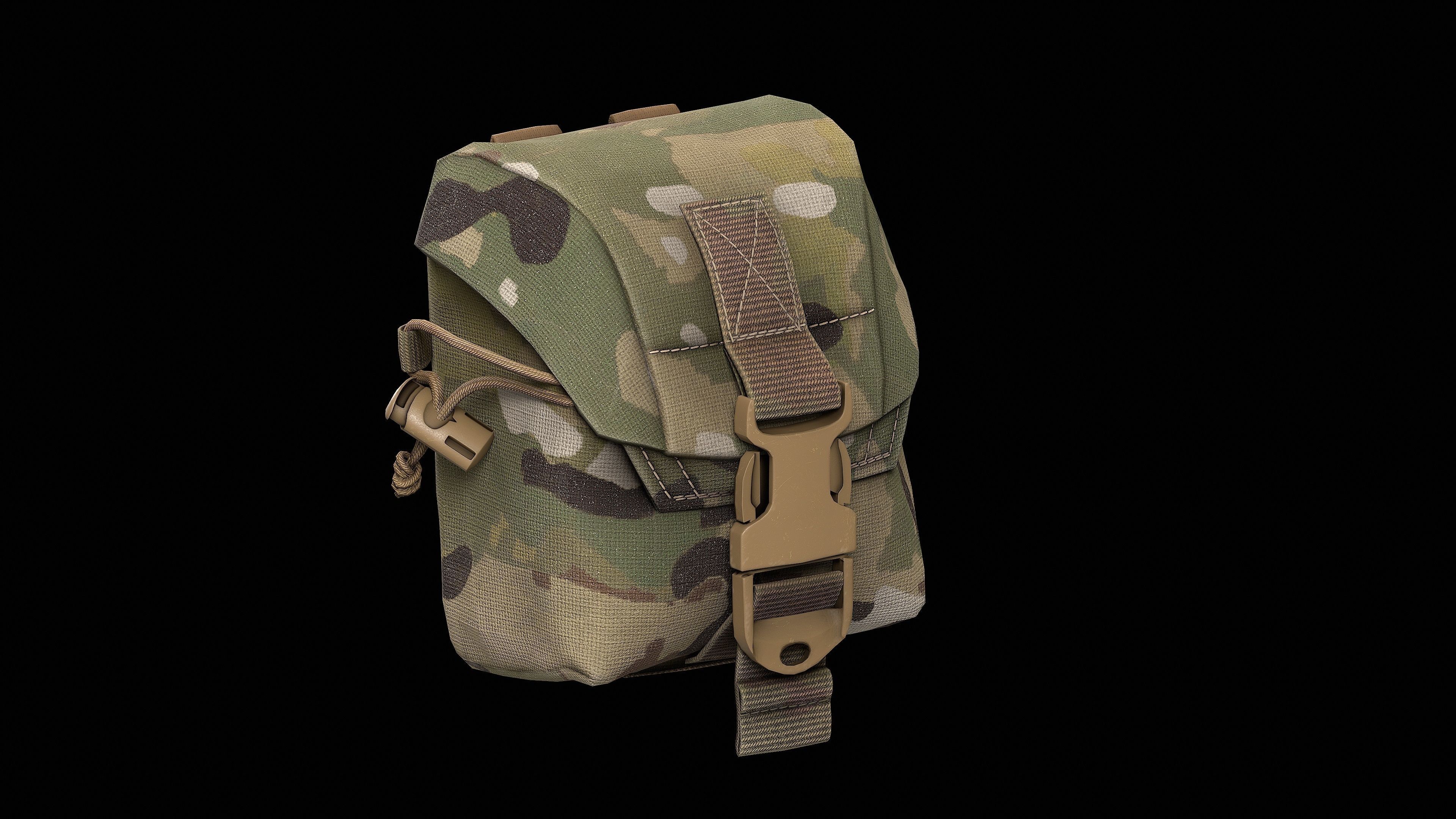 CRYE Frag Pouch Low-poly 3D model_1