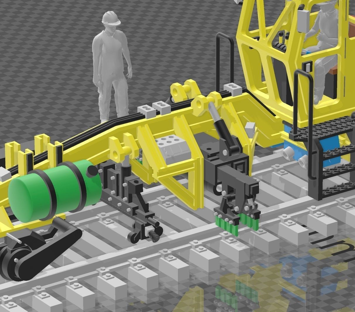 N Scale Tie Extractor MOW 3D model 3D printable | CGTrader
