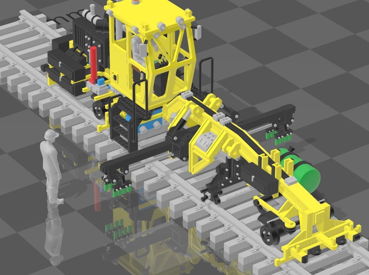 N Scale Tie Extractor MOW 3D model 3D printable | CGTrader