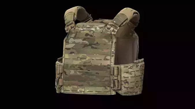 Strandhogg v3 SAPI Cut Plate Carrier Low-poly 3D model