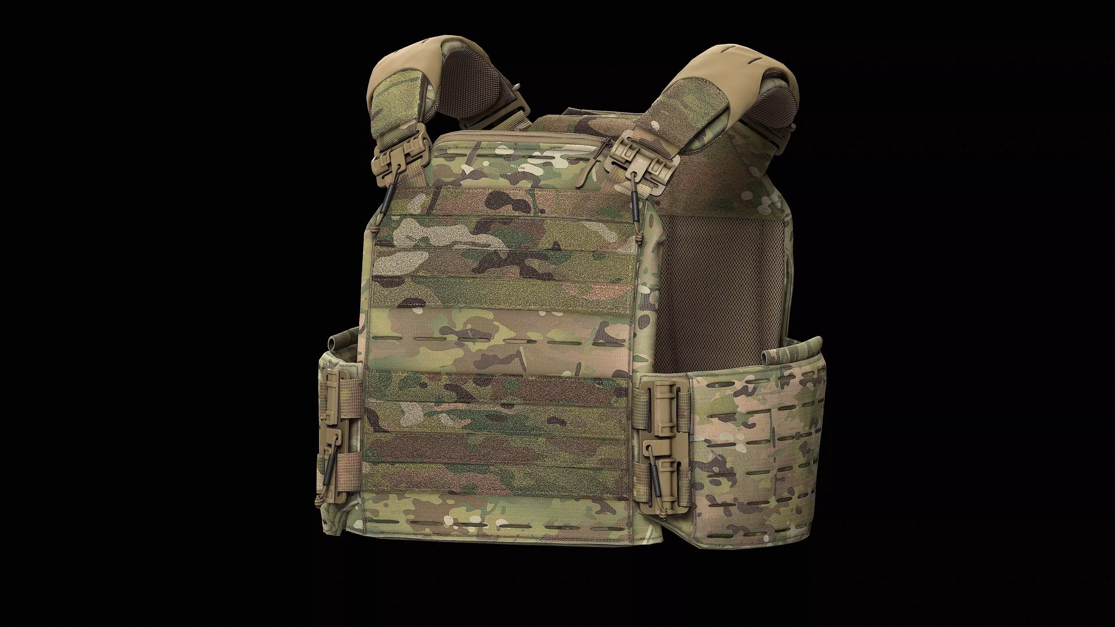 Strandhogg v3 SAPI Cut Plate Carrier Low-poly 3D model_0