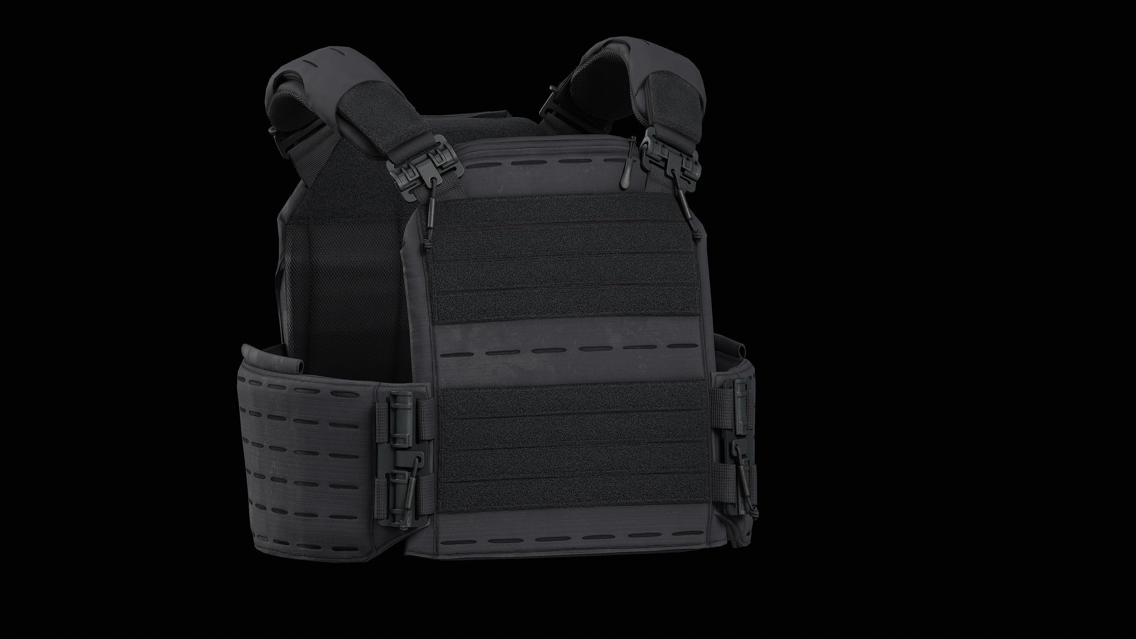 Strandhogg v3 SAPI Cut Plate Carrier Low-poly 3D model_16