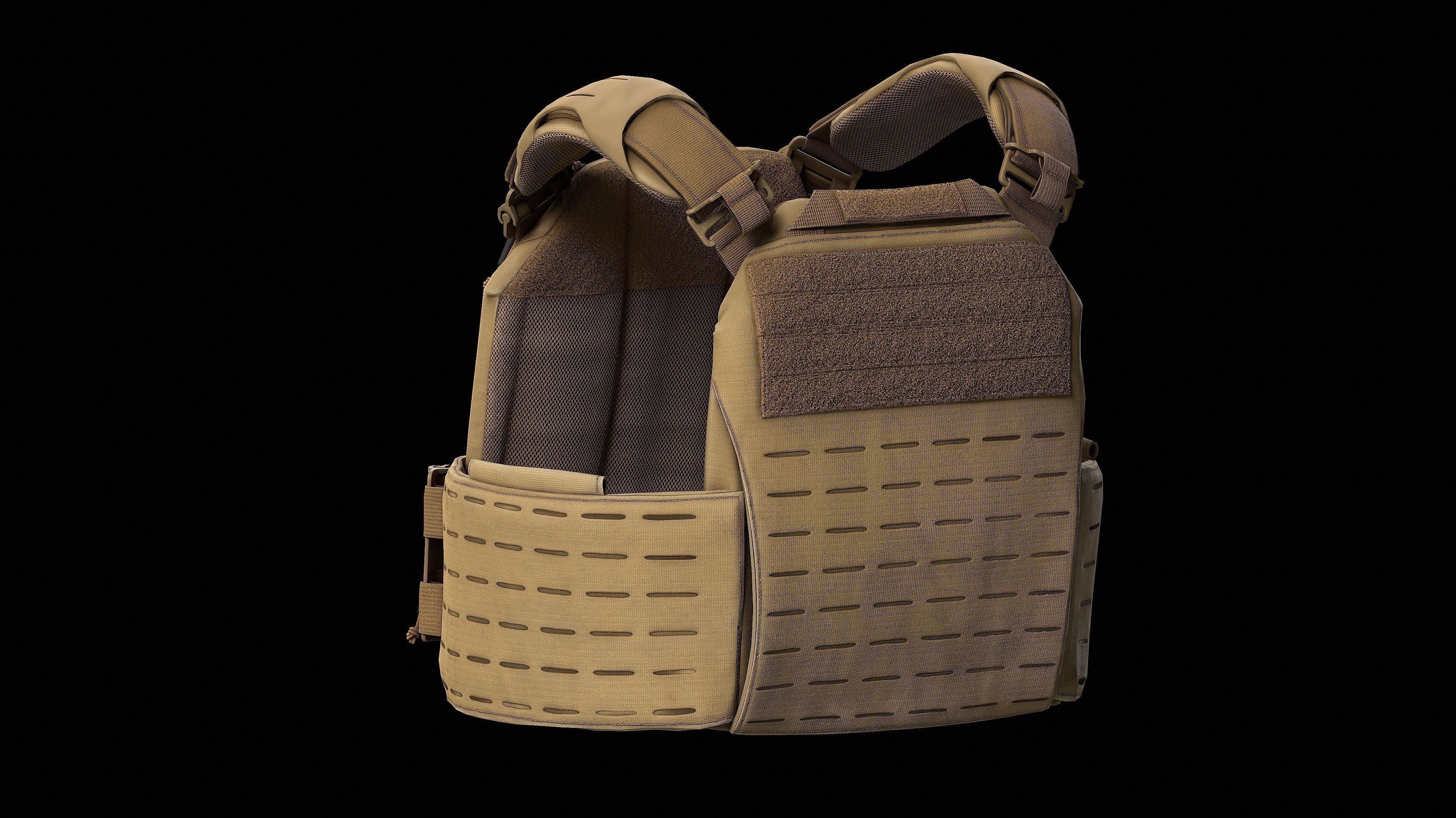 Strandhogg v3 SAPI Cut Plate Carrier Low-poly 3D model_25