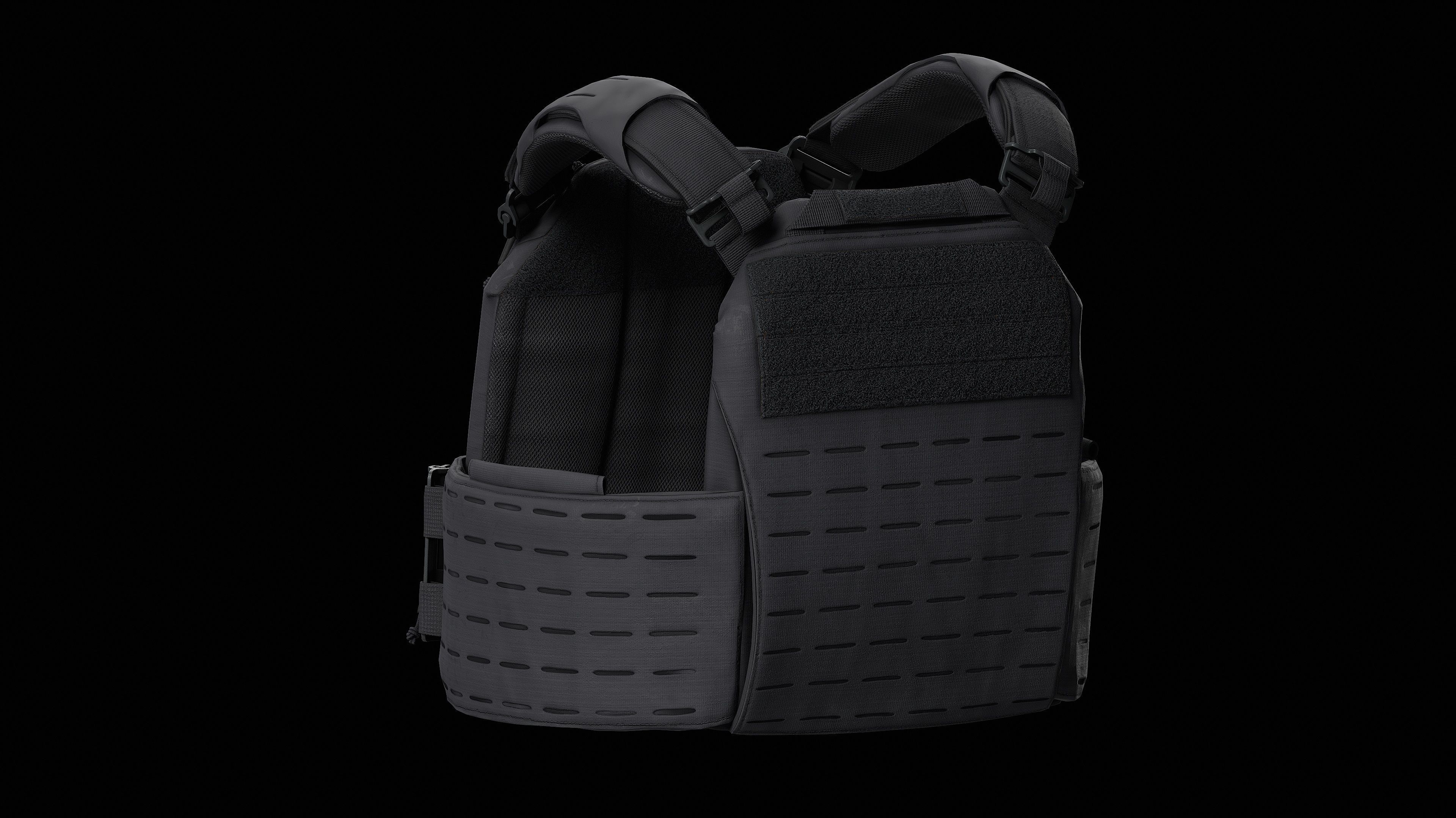 Strandhogg v3 SAPI Cut Plate Carrier Low-poly 3D model_14