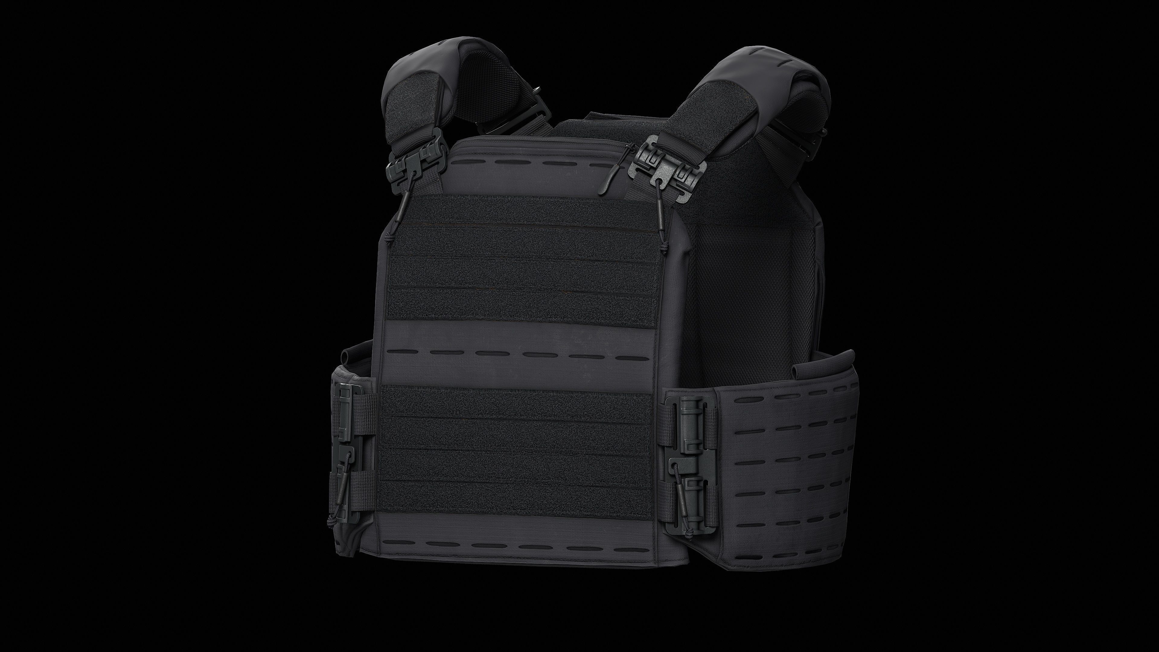 Strandhogg v3 SAPI Cut Plate Carrier Low-poly 3D model_30
