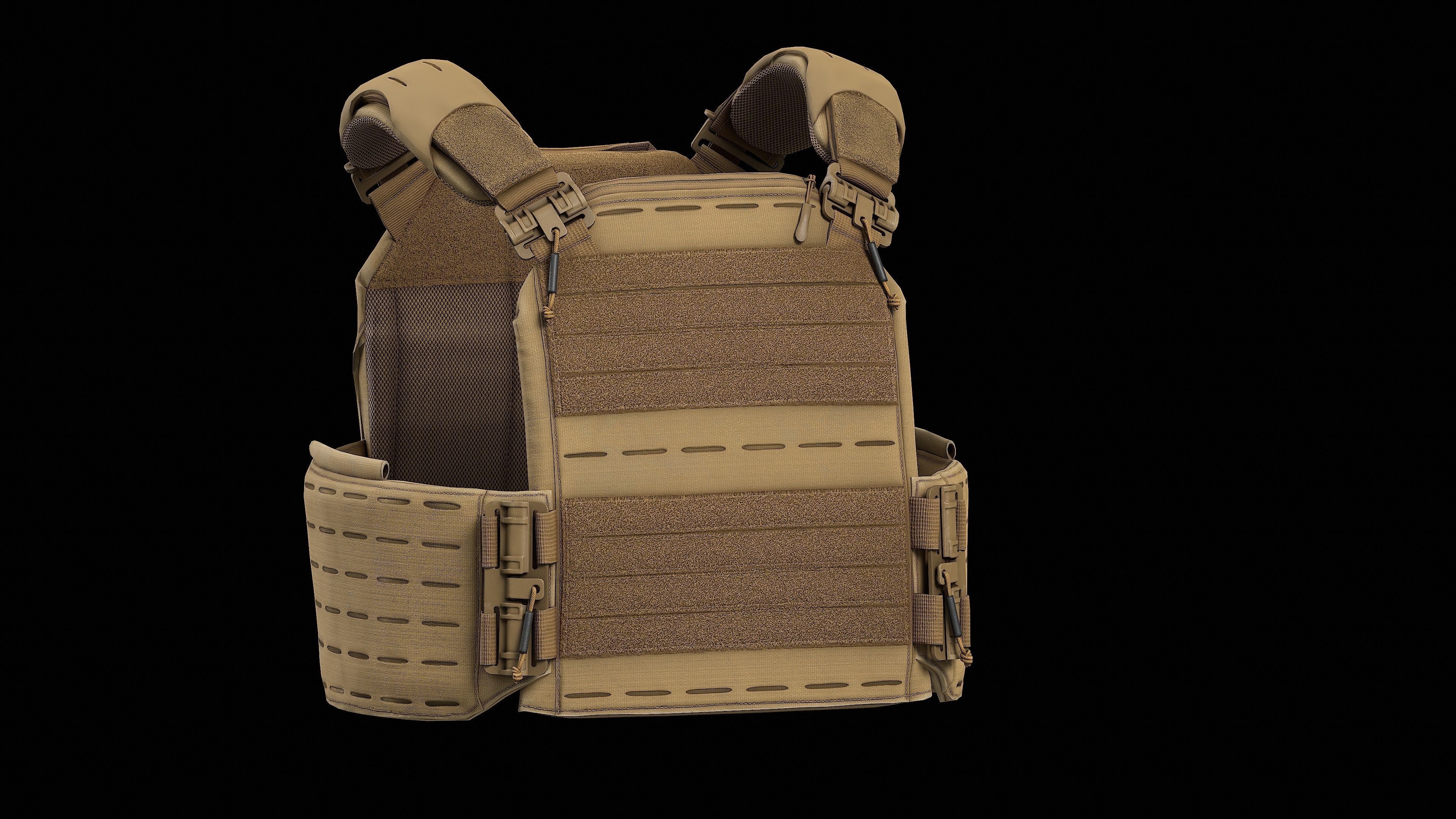 Strandhogg v3 SAPI Cut Plate Carrier Low-poly 3D model_22