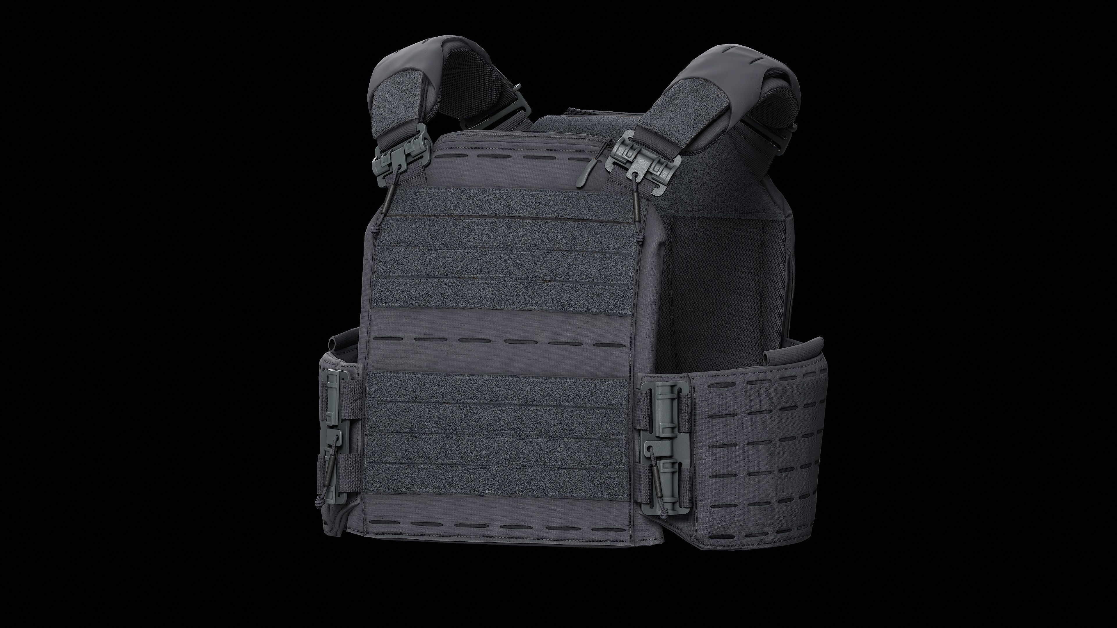 Strandhogg v3 SAPI Cut Plate Carrier Low-poly 3D model_18