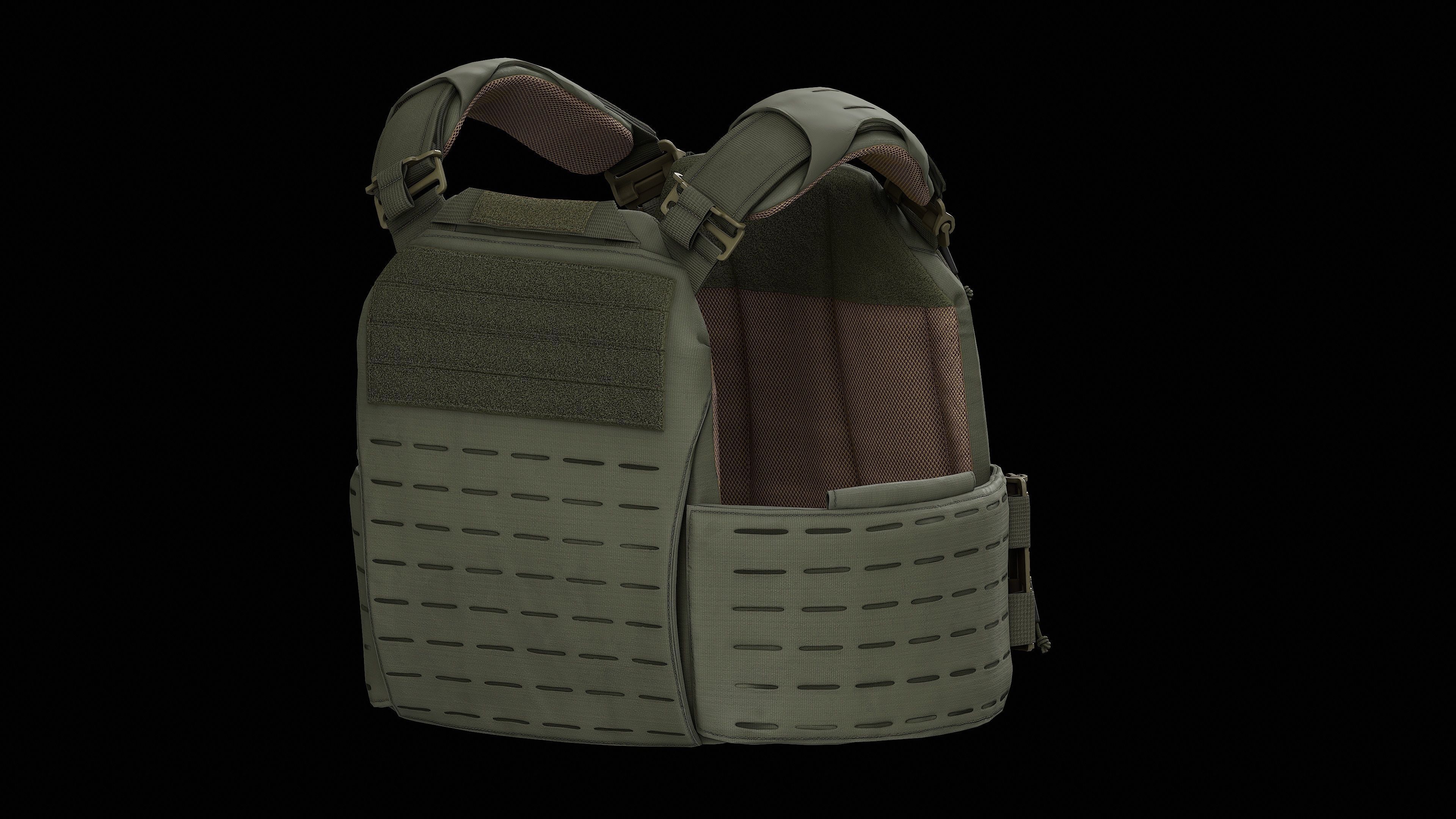 Strandhogg v3 SAPI Cut Plate Carrier Low-poly 3D model_28