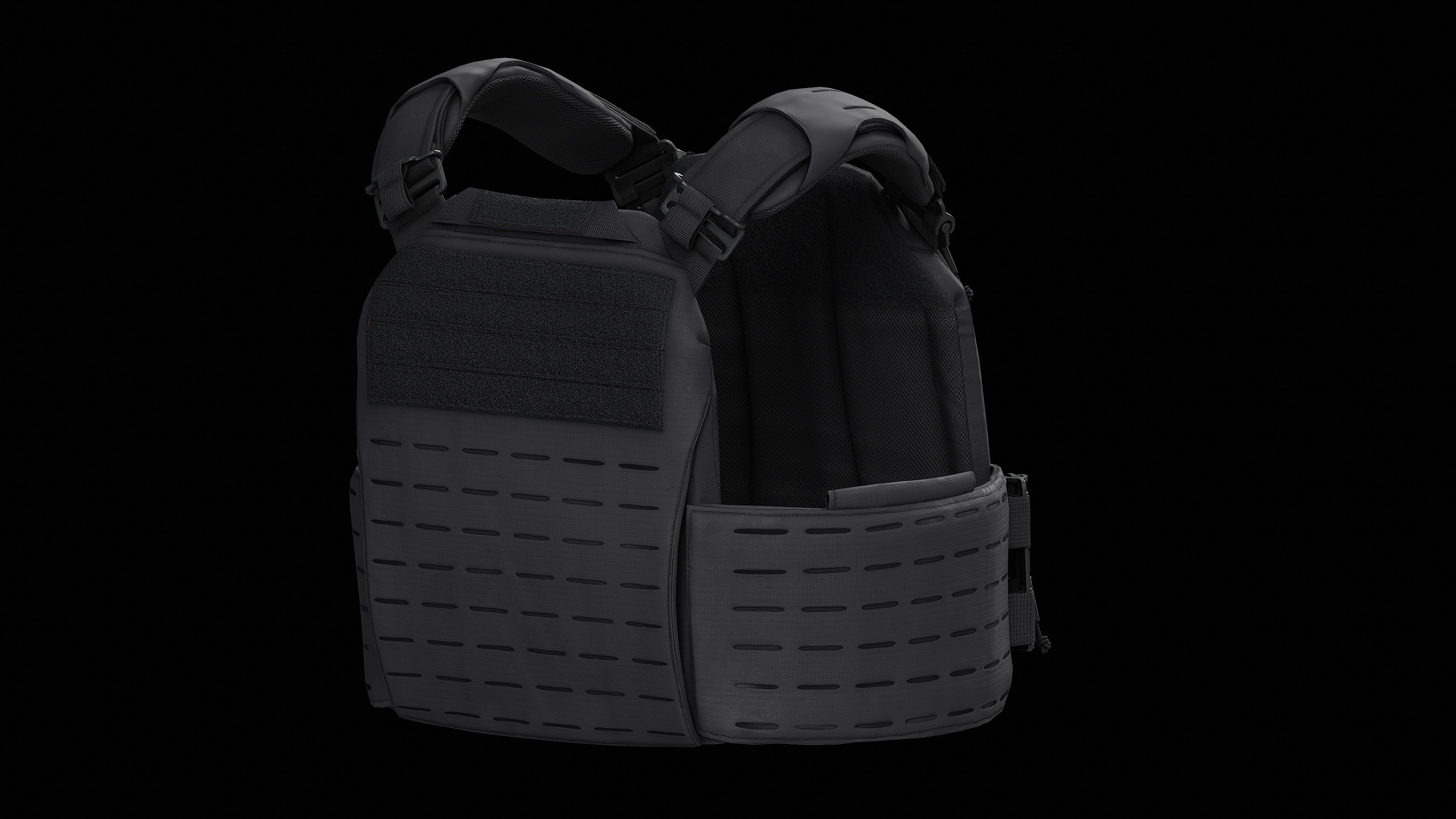Strandhogg v3 SAPI Cut Plate Carrier Low-poly 3D model_15