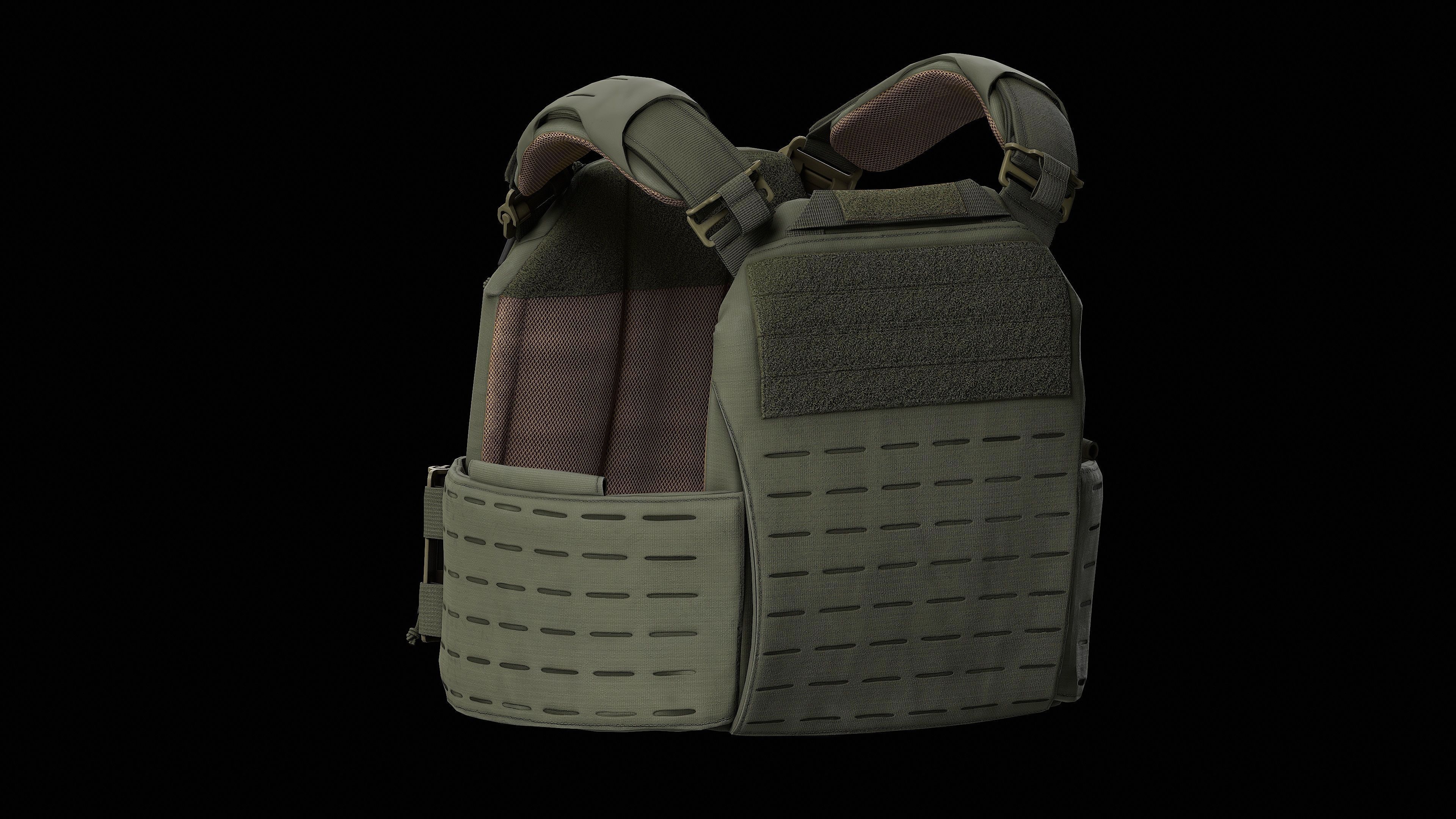 Strandhogg v3 SAPI Cut Plate Carrier Low-poly 3D model_26